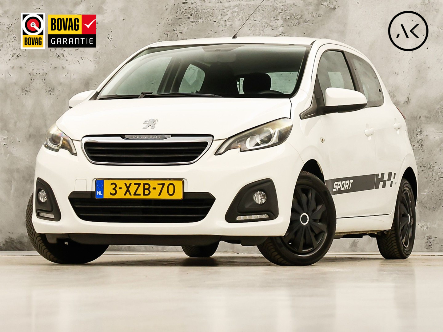 Peugeot 108 1.0 e-VTi Sport (AIRCO, BLUETOOTH, SPORTSTOELEN, ELEK RAMEN, MULTIFUNCTIONEEL STUURWIEL, NIEUWSTAAT)