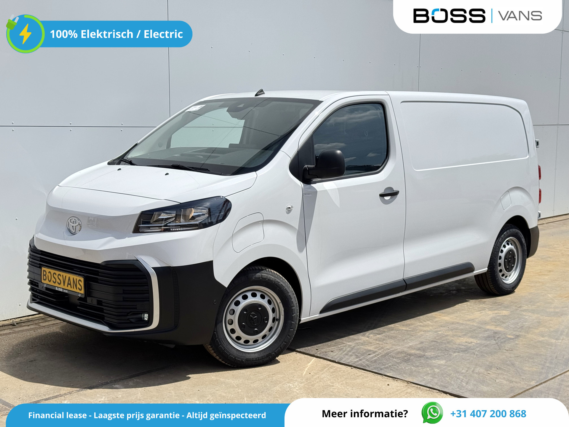 Toyota Proace Electric 75kWh Nieuw! Elektrisch L1 348km WLTP Snelladen Climate Control Cruise Control Camera Parkeersensoren v+a