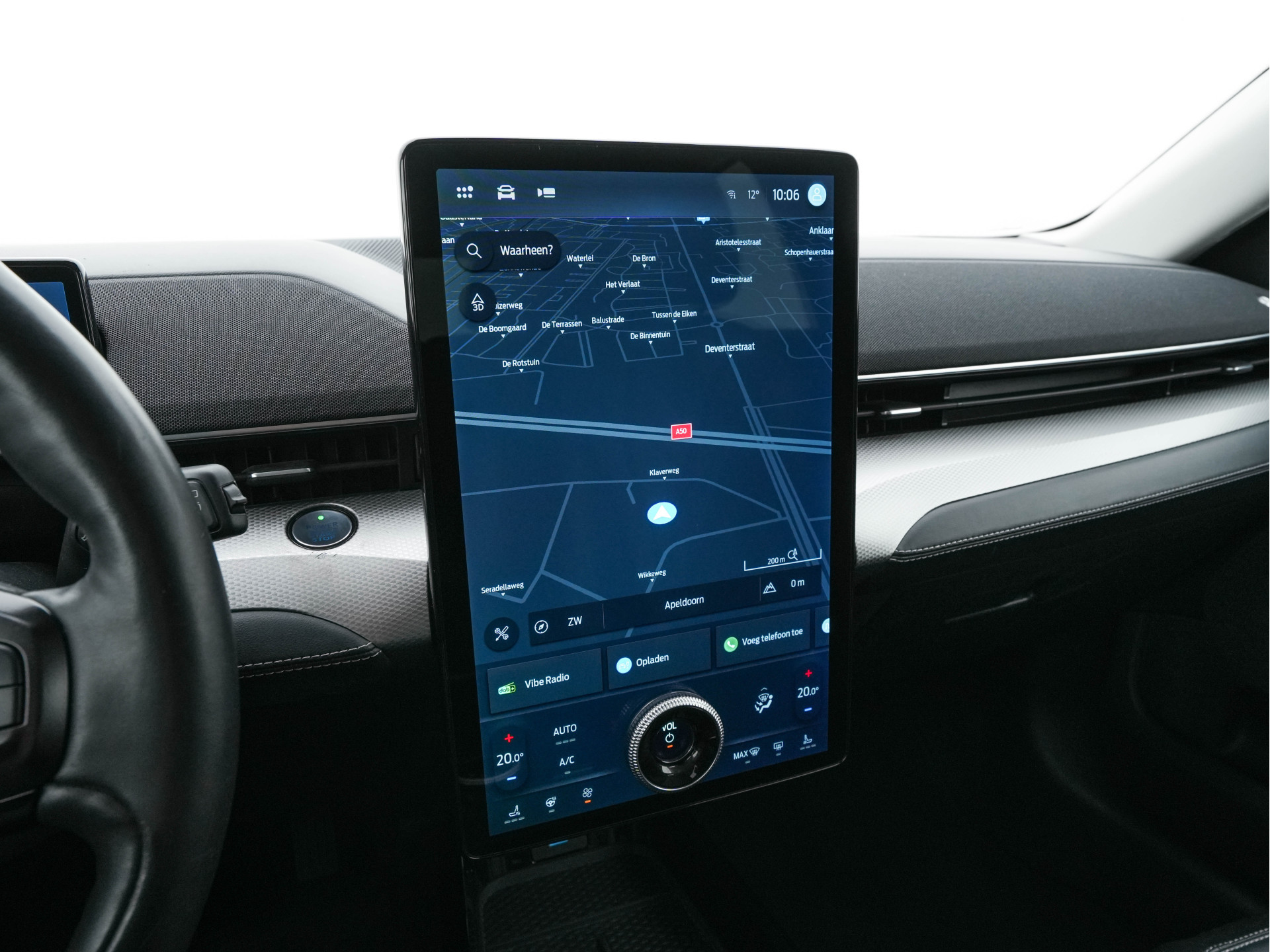 Ford Mustang Mach-E RWD 75 kWh (3-Fase-11 kW) {SOH-90%} (INCL-BTW) Aut.*LEATHER | FULL-LED | DAB | DIGI-COCKPIT | KEYLESS | NAVI-FULLMAP | CARPLAY | HEATED-COMFORTSEATS | TOPVIEW |  ADAPTIVE-CRUISE | PRIVACY-GLASS | 18'' ALU*