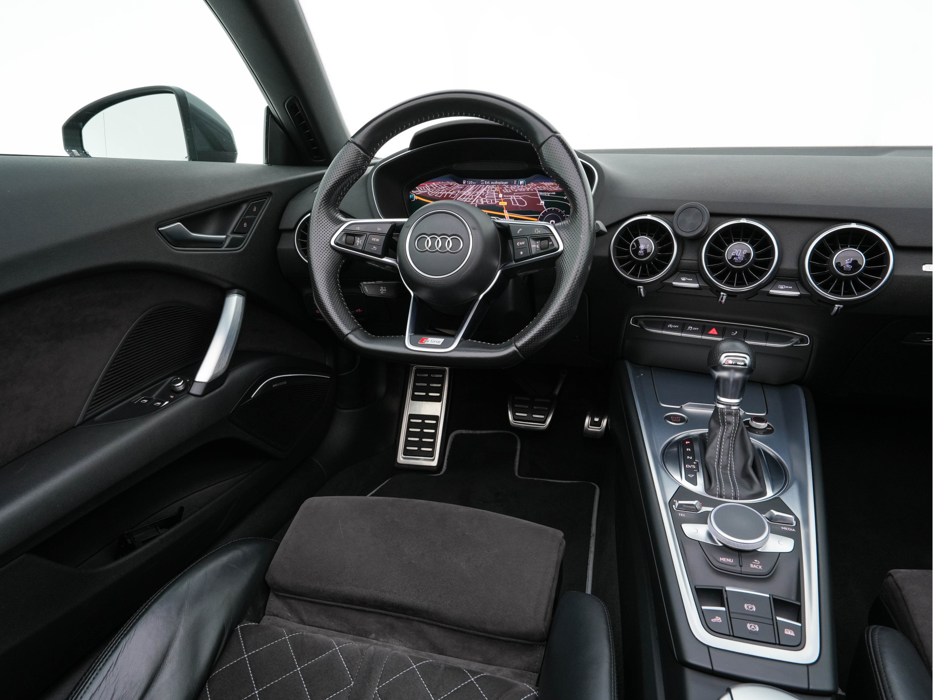 Audi TT Roadster 2.0 TFSI S-Line Pro Line Quattro Aut. *LEATHER-ALCANTARA | FULL-LED | BANG&OLUFSEN-AUDIO | DIGI-COCKPIT | AIR-SCARF | HEATED-SPORTSEATS | NAVI-FULLMAP | DAB+ | KEYLESS | ECC | PDC | 18''ALU*
