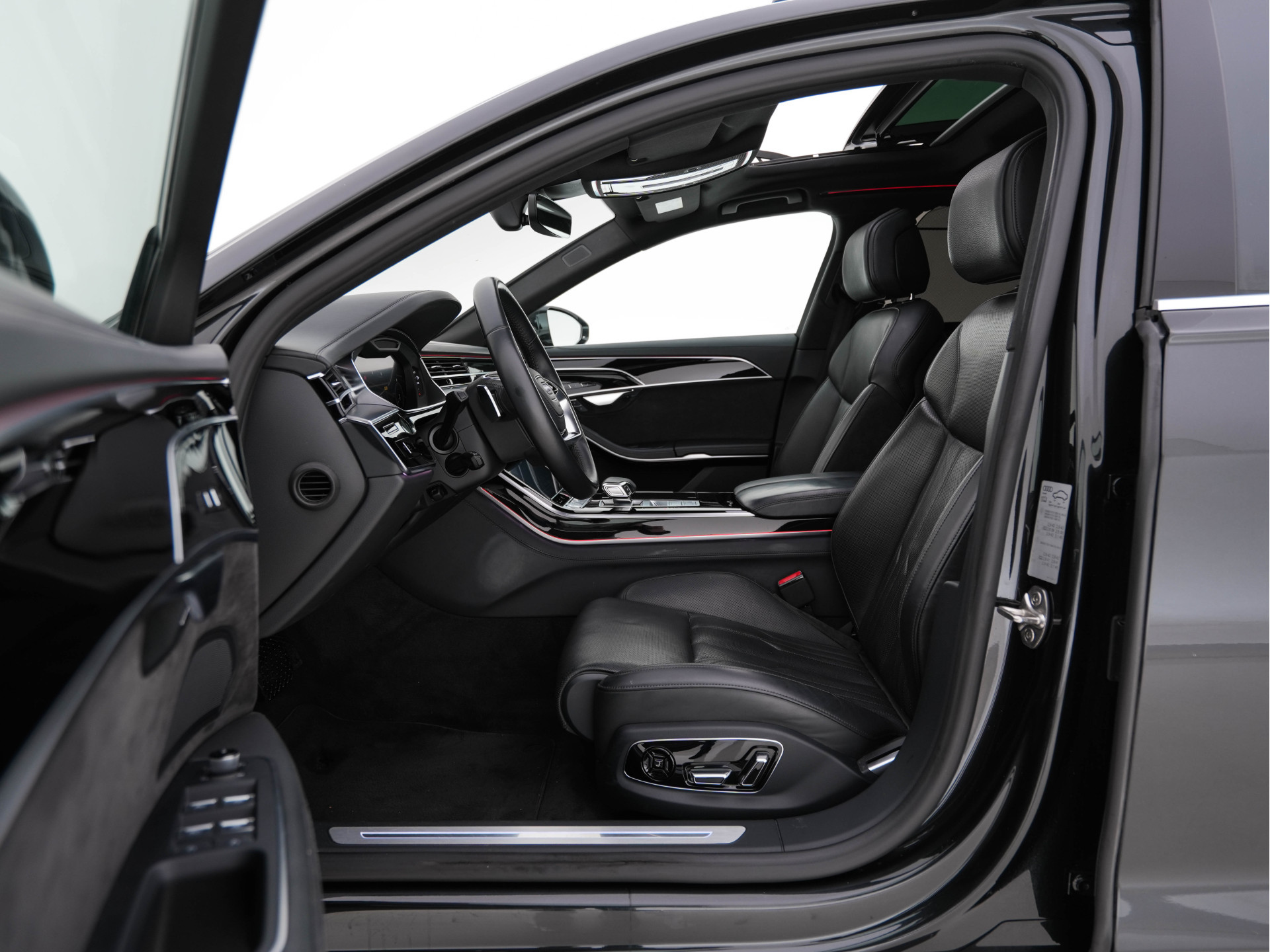 Audi A8 60 TFSI-E Quattro Lang Pro Line Plus (INCL-BTW) *PANO | LEATHER | MATRIX-LED | ADAPTIVE-CRUISE | BLIND-SPOT | SOFT-CLOSE | BANG&OLUFSEN | TOP-VIEW | MEMORY-PACK | MASSAGE | KEYLESS | DIGI-COCKPIT | NAVI-FULLMAP | 20''ALU