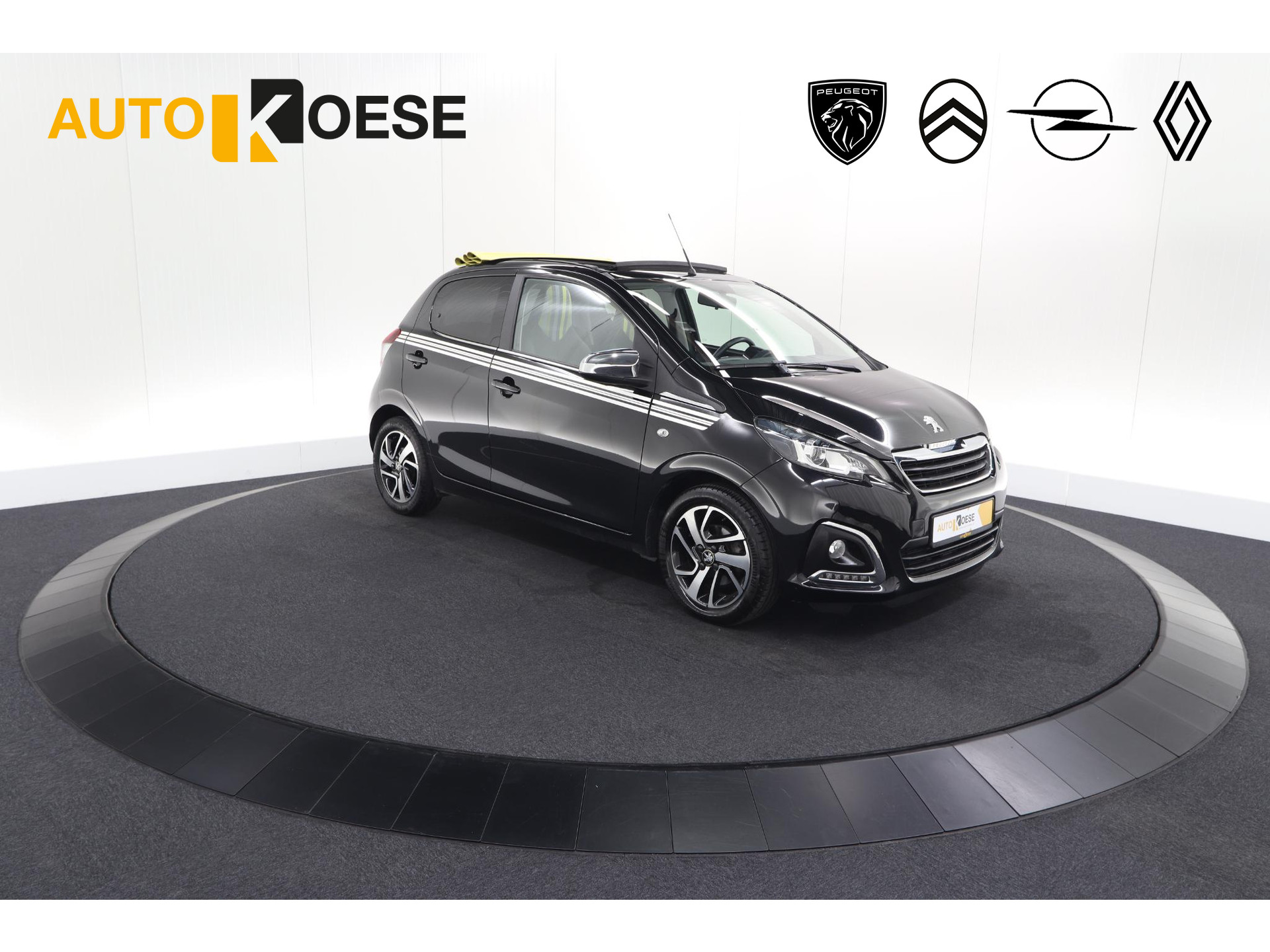 Peugeot 108 1.0 e-VTi Collection TOP! | Elektrisch Vouwdak | Apple Carplay | Climate Control | 15 Inch Lichtmetalen Velgen