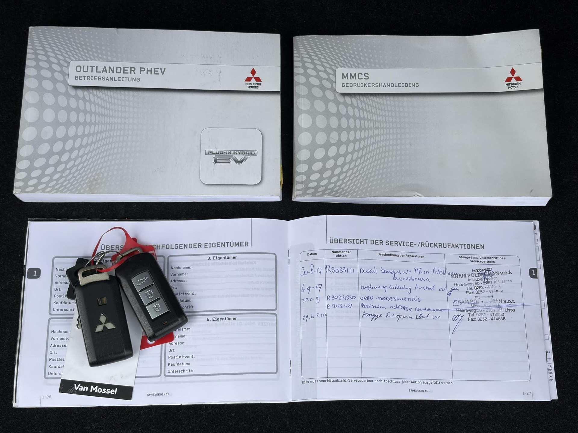 Mitsubishi Outlander 2.0 PHEV Executive Edition Trekhaak,Schuifdak,Leder,Stoelverw-Koeling,Camera,Navi,Keyless,Clima,Cruise,Lm velgen,Pdc,V+A,Rijstrooksensor,Extra velgen,N.A.P,Nieuwe Apk bij Aflevering
