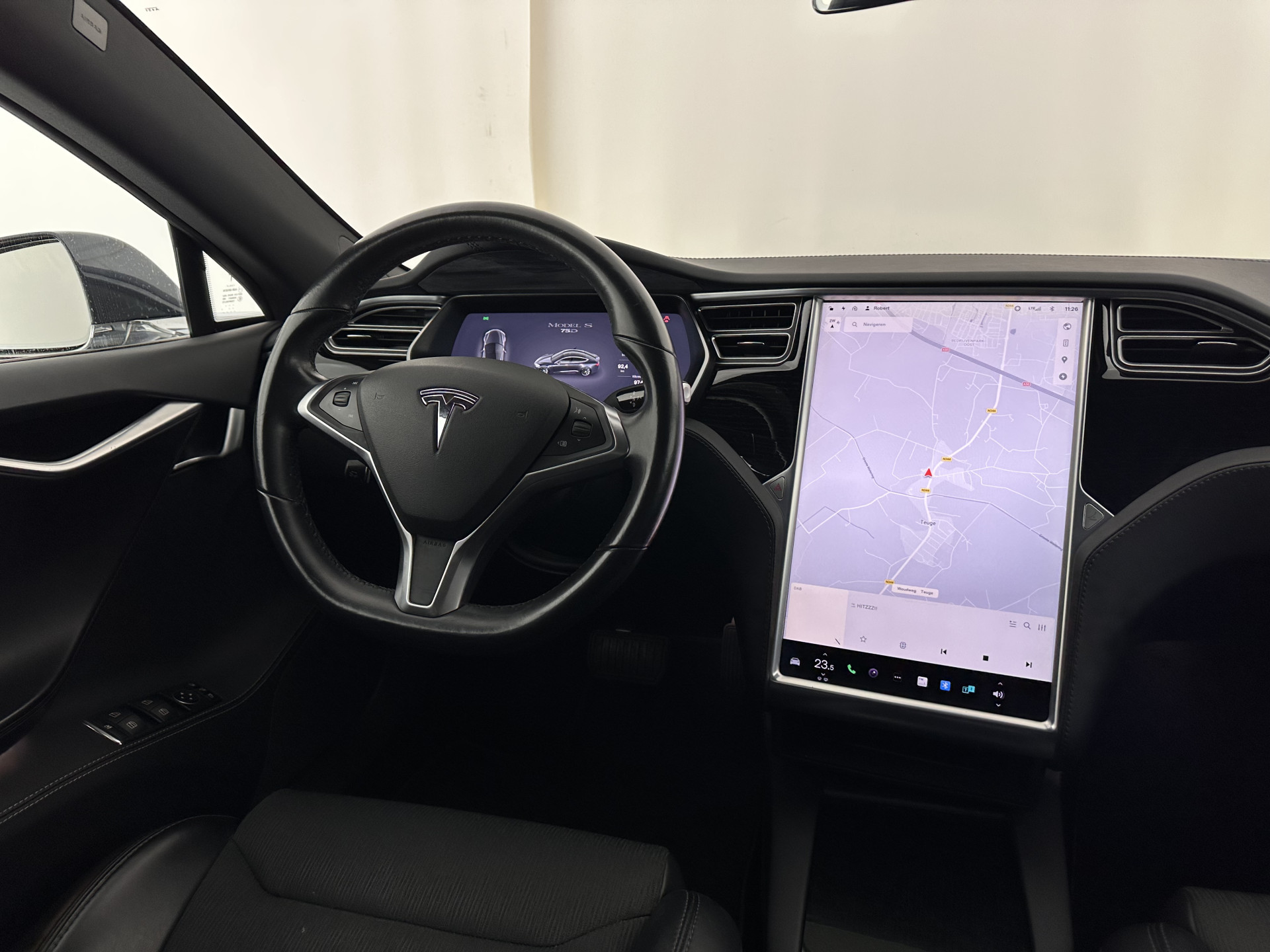 Tesla Model S 75D Base [ 3-Fase-17kW ] (SOH-85%) Aut. *PANO-WINDOW | LEATHER-FABRIC | AIRSUSPENION | FULL-LED | NAVI-FULLMAP | KEYLESS | MEMORY-PACK | HEATED-COMFORTSEATS | DIGI-COCKPIT | CARBON-INLAY | AUTOPILOT | 21"ALU*