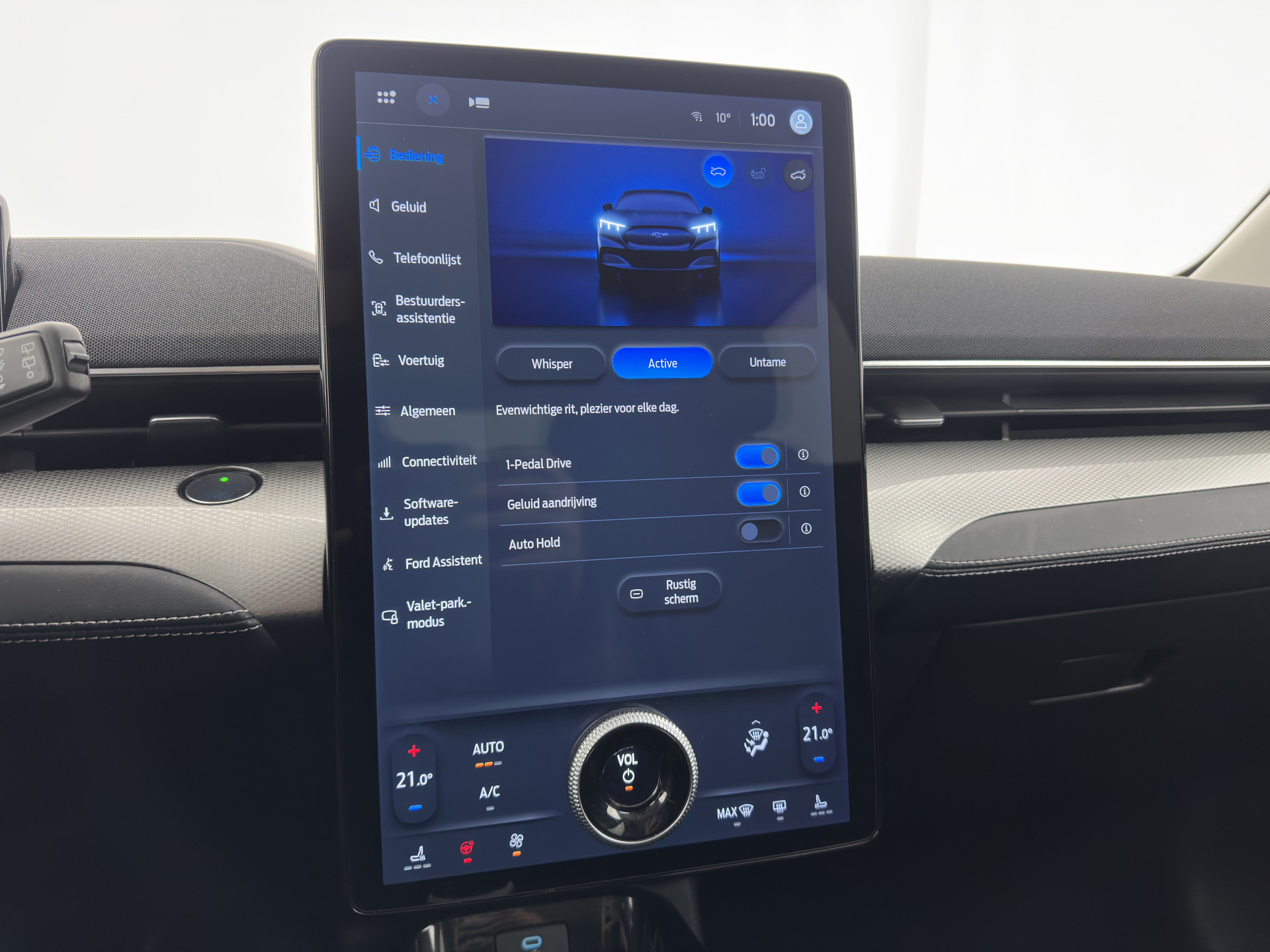 Ford Mustang Mach-E RWD 75 kWh (3-Fase) {SOH-93%} (INCL-BTW) Aut. *LEATHER | FULL-LED | DAB+ | DIGI-COCKPIT | KEYLESS | NAVI-FULLMAP | TOPVIEW | LANE-ASSIST | BLINDSPOT | CARPLAY | HEATED-COMFORTSEATS | PRIVACY-GLASS |TOWBAR | 18"ALU*