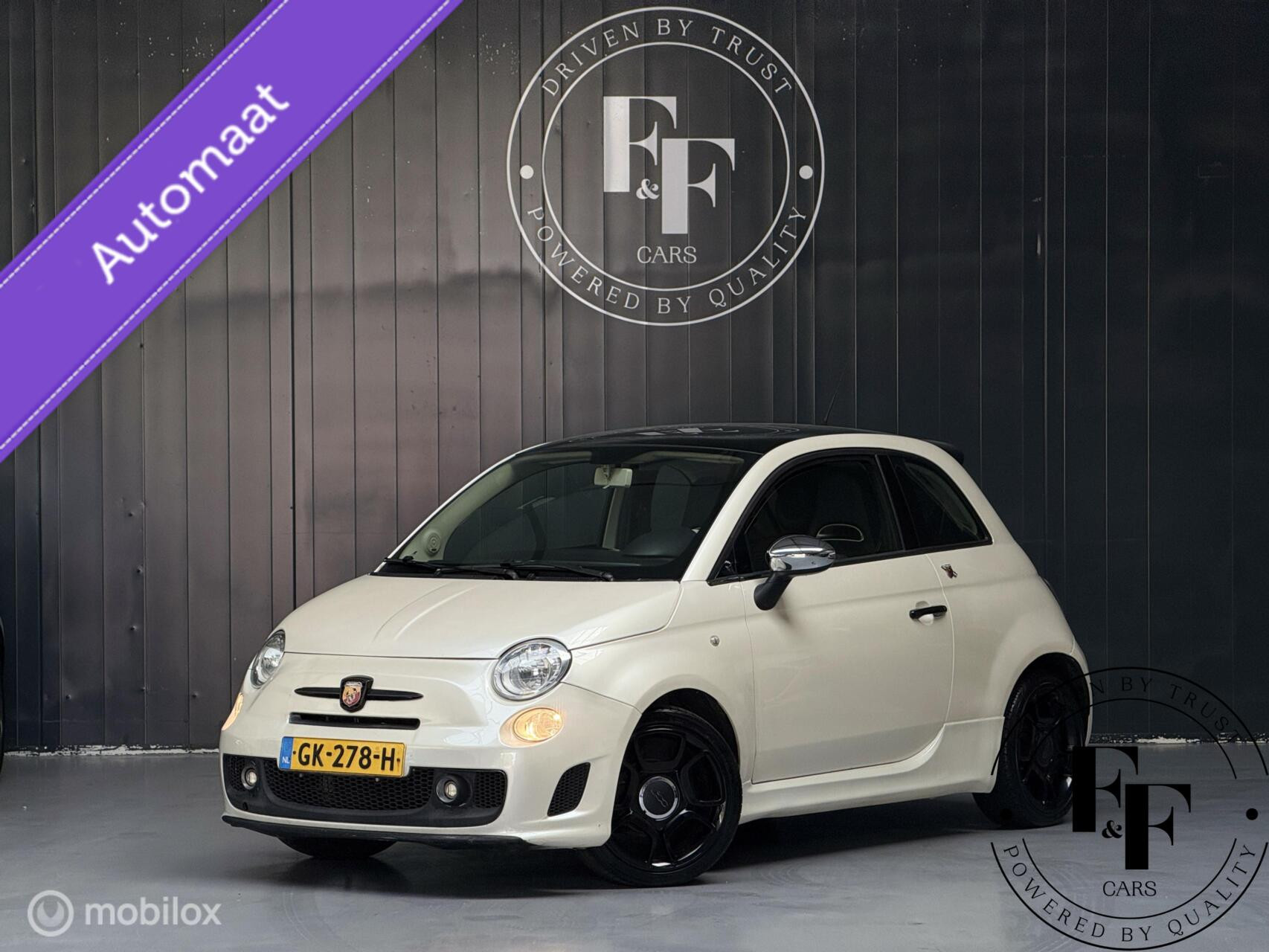 Fiat 500 1.2 Lounge|Automaat|Panodak|Leder|CarPlay|Abarth Look