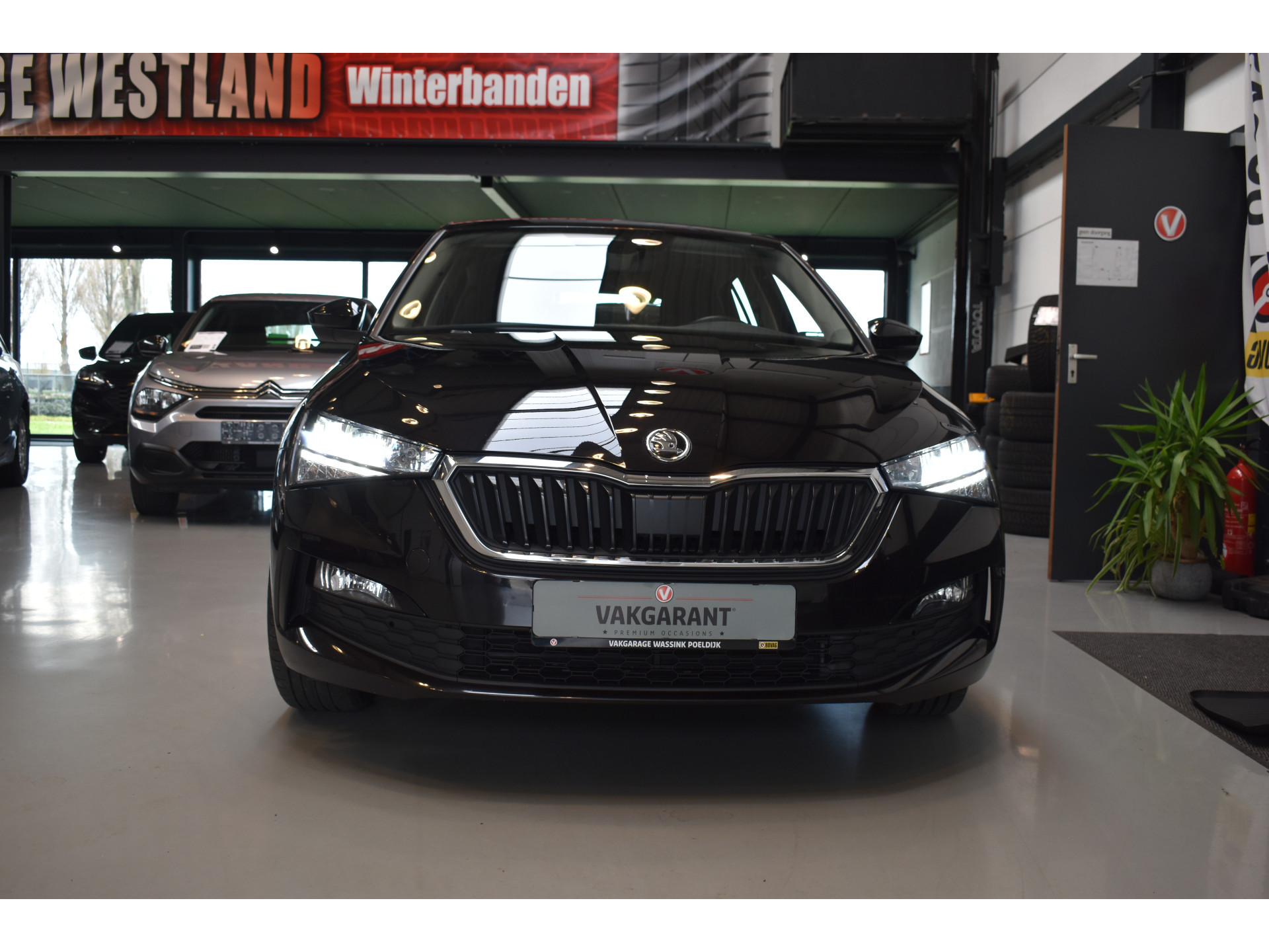 ŠKODA Scala 1.0 TSI Ambition Automaat Carplay Navigatie Front/lane assist Stoelverwarming Parkeer sensoren