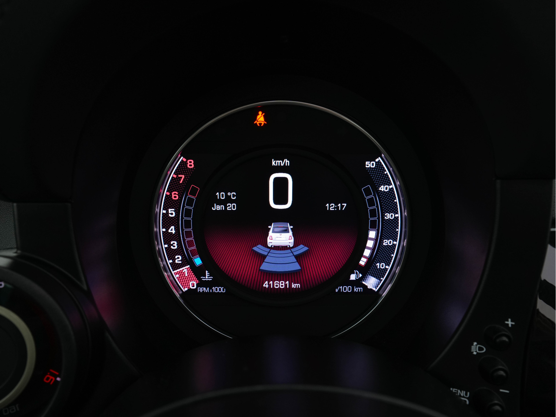 Abarth 500 C 1.4 T-Jet 595 Yamaha Factory Racing Edition Monster [ 1 of 2000 ] (INCL-BTW ) *! POCKET-ROCKET ! | NAVI-FULLMAP | XENON | CARPLAY | SPORT-EXHAUST | DAB | SPORT-SEATS | 17"ALU*