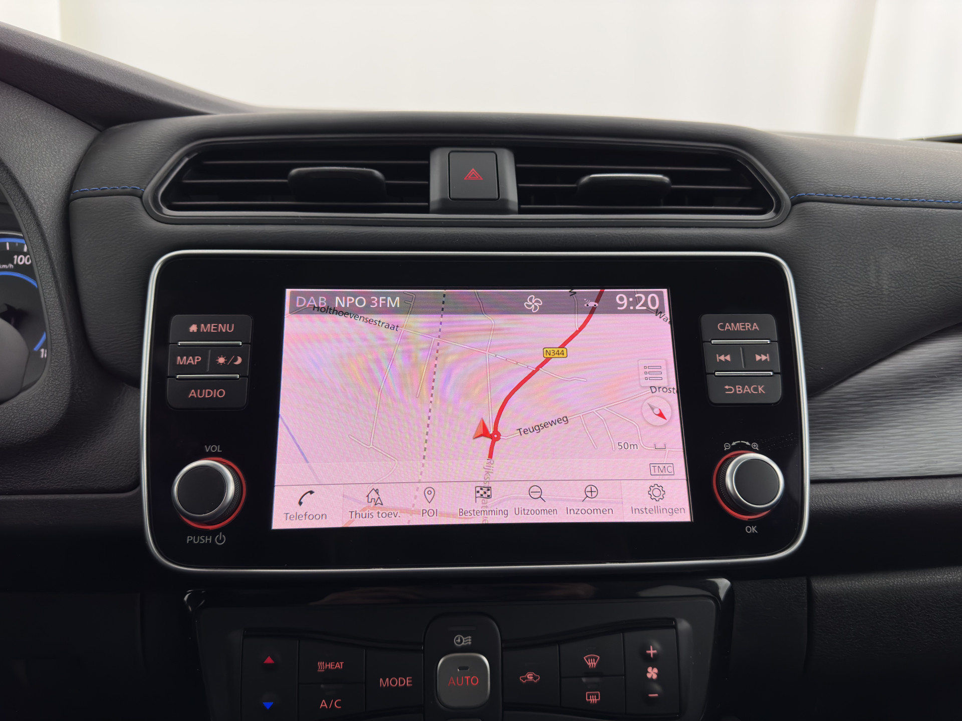 Nissan LEAF e+ Tekna 62 kWh {SOH-95%} (INCL-BTW) *Aut.*LEATHER-MICROFIBRE | FULL-LED | ADAPTIVE-CRUISE | BOSE-AUDIO | TOP-VIEW | DAB | KEYLESS | NAVI-FULLMAP | DAB | HEATED-COMFORTSEATS | BLIND-SPOT | PRIVACY-GLASS | 17''ALU*