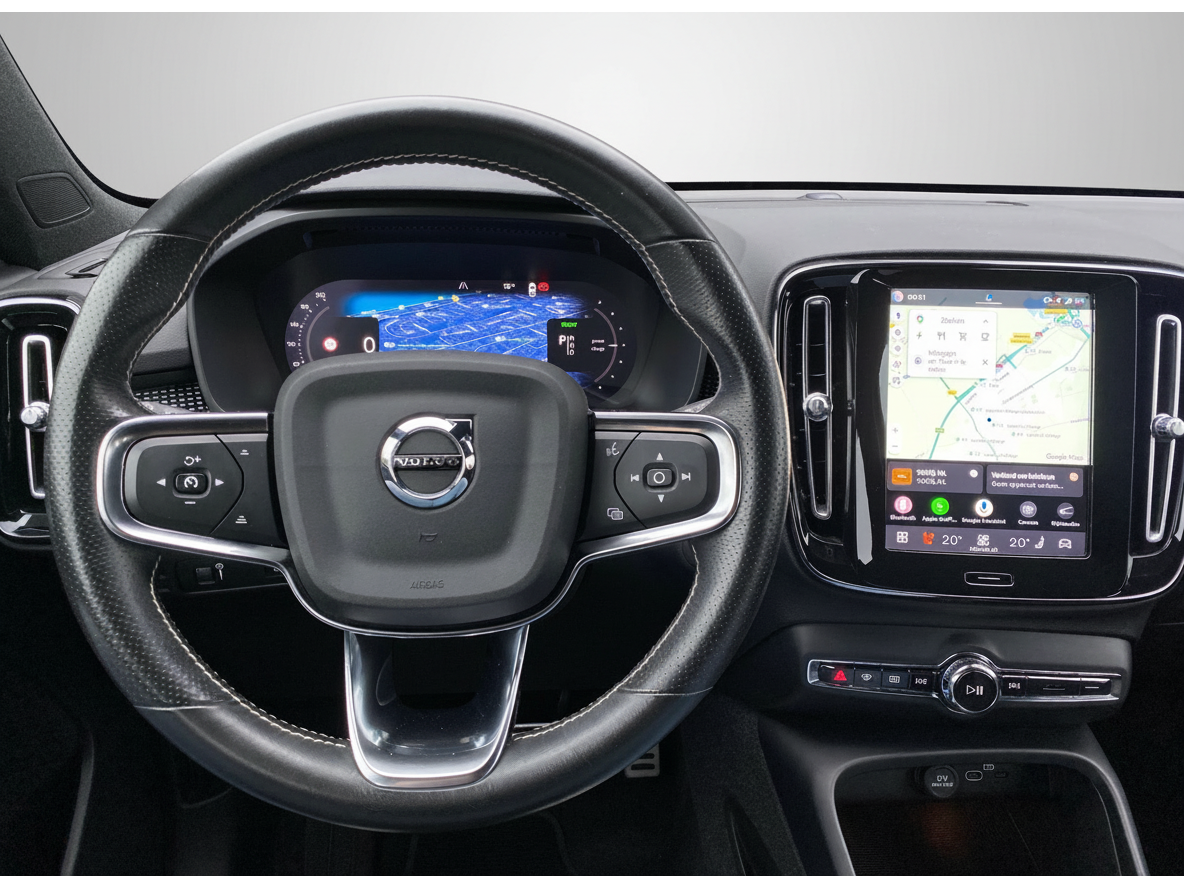 Volvo XC40 Recharge P8 AWD R-Design 408 pk | apple carplay | stoel-stuurverwarming | leder-alcantara | elektr. a. klep | BTW
