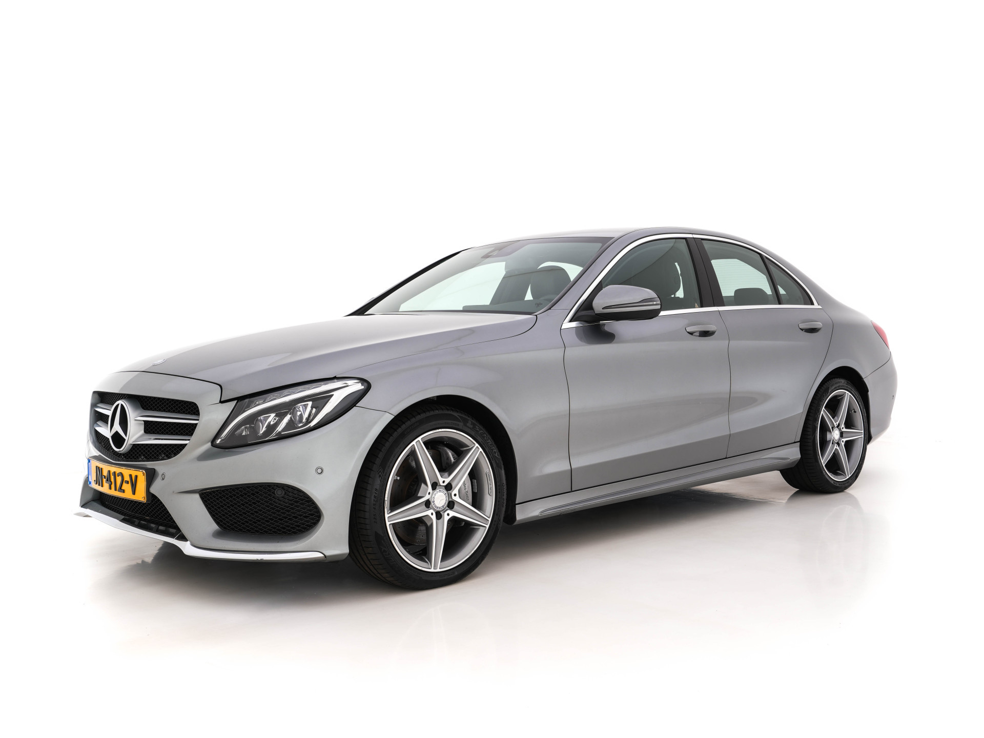 Mercedes-Benz C-klasse 300 CDI HYBRID Lease Edition AMG-Sport-Pack Aut. *FULL-LED | ARTICO-FULL-LEATHER | NAVI-FULLMAP | SPORT-SEATS | ECC | SHIFT-PADDLES | PDC | CRUISE | CAMERA | 18''ALU *