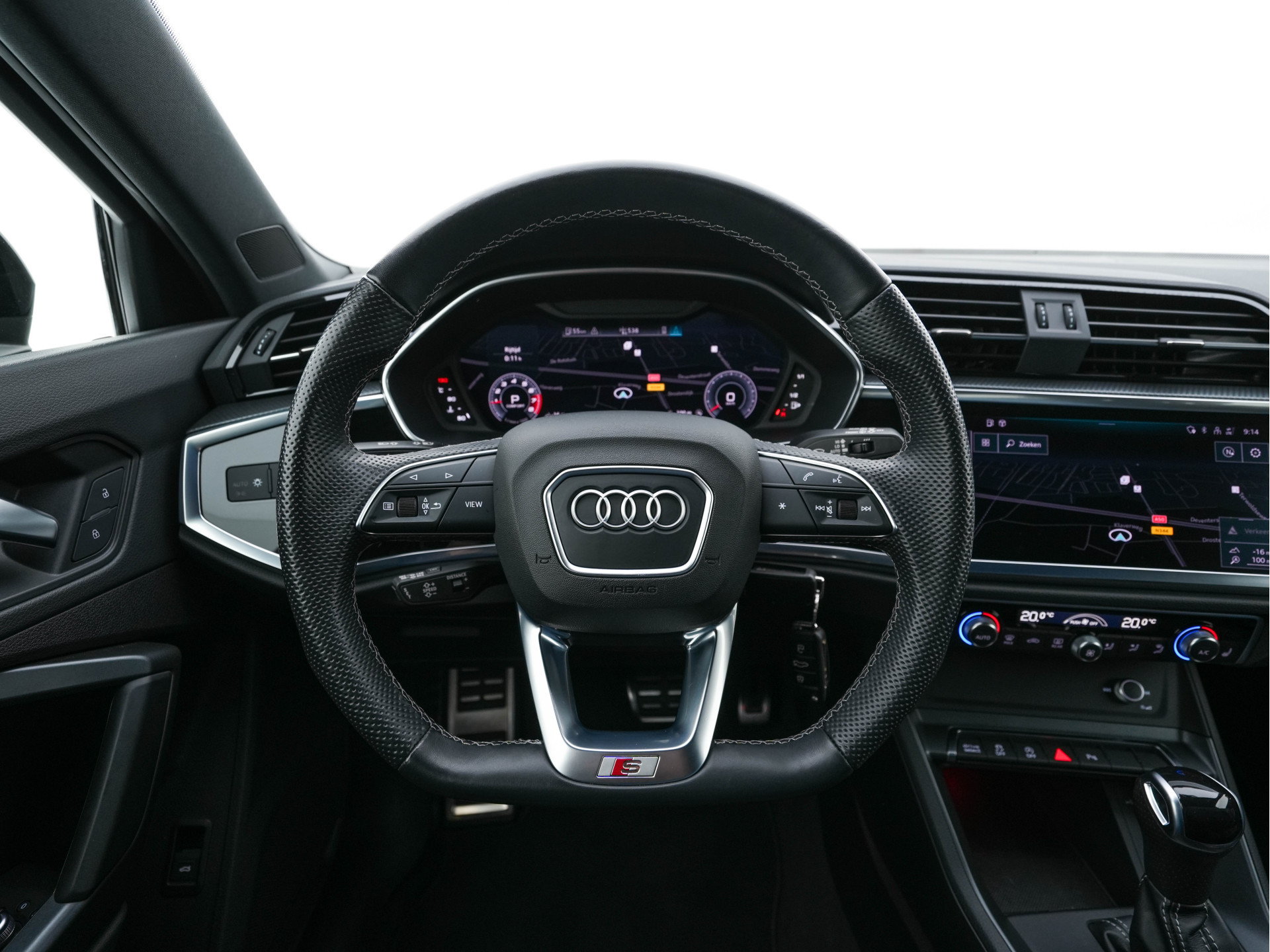 Audi Q3 Sportback 35 TFSI S-Line Edition (INCL-BTW) Aut. *LEATHER | FULL-LED | ADAPTIVE-CRUISE | DIGI-COCKPIT | NAVI-FULLMAP | CAMERA | DAB | AMBIENTLIGHT | PRIVACYGLASS | SHIFTPADDLES | ECC | PDC | 20''ALU*