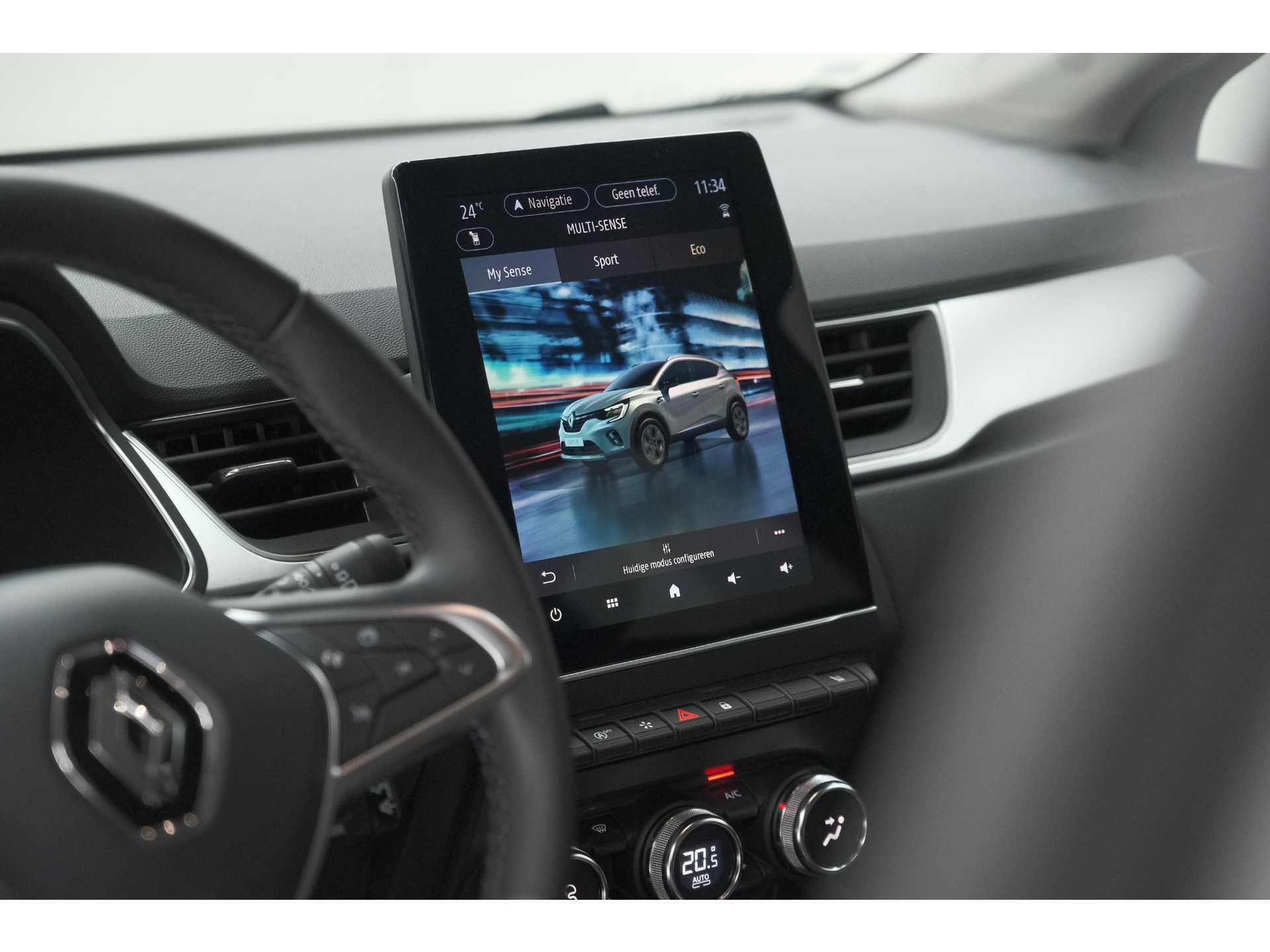 Renault Captur Mild Hybrid 140 EDC Techno | Camera | 9.3 Inch Scherm | Apple Carplay | Parkeersensoren | Allseason Banden | Stoelverwarming