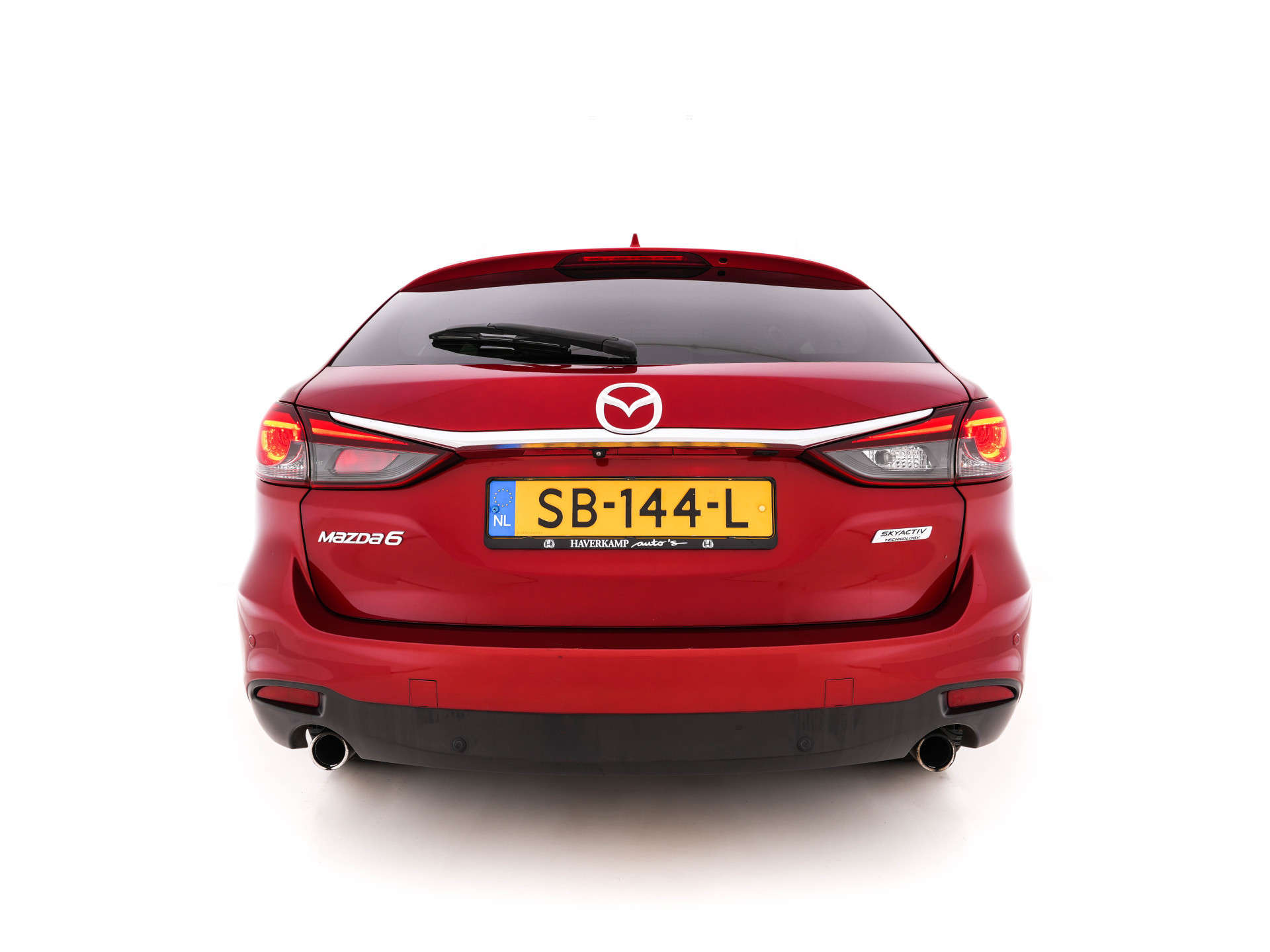 Mazda 6 Sportbreak 2.2D SkyActiv-D 150 Skylease GT (INCL-BTW) *LEATHER | FULL-LED | NAVI-FULLMAP | MEMORY-PACK | BOSE-AUDIO | BLIND-SPOT | CAMERA | KEYLESS | ECC | HEATED-SPORTSEATS | PDC | CRUISE | 17"ALU*