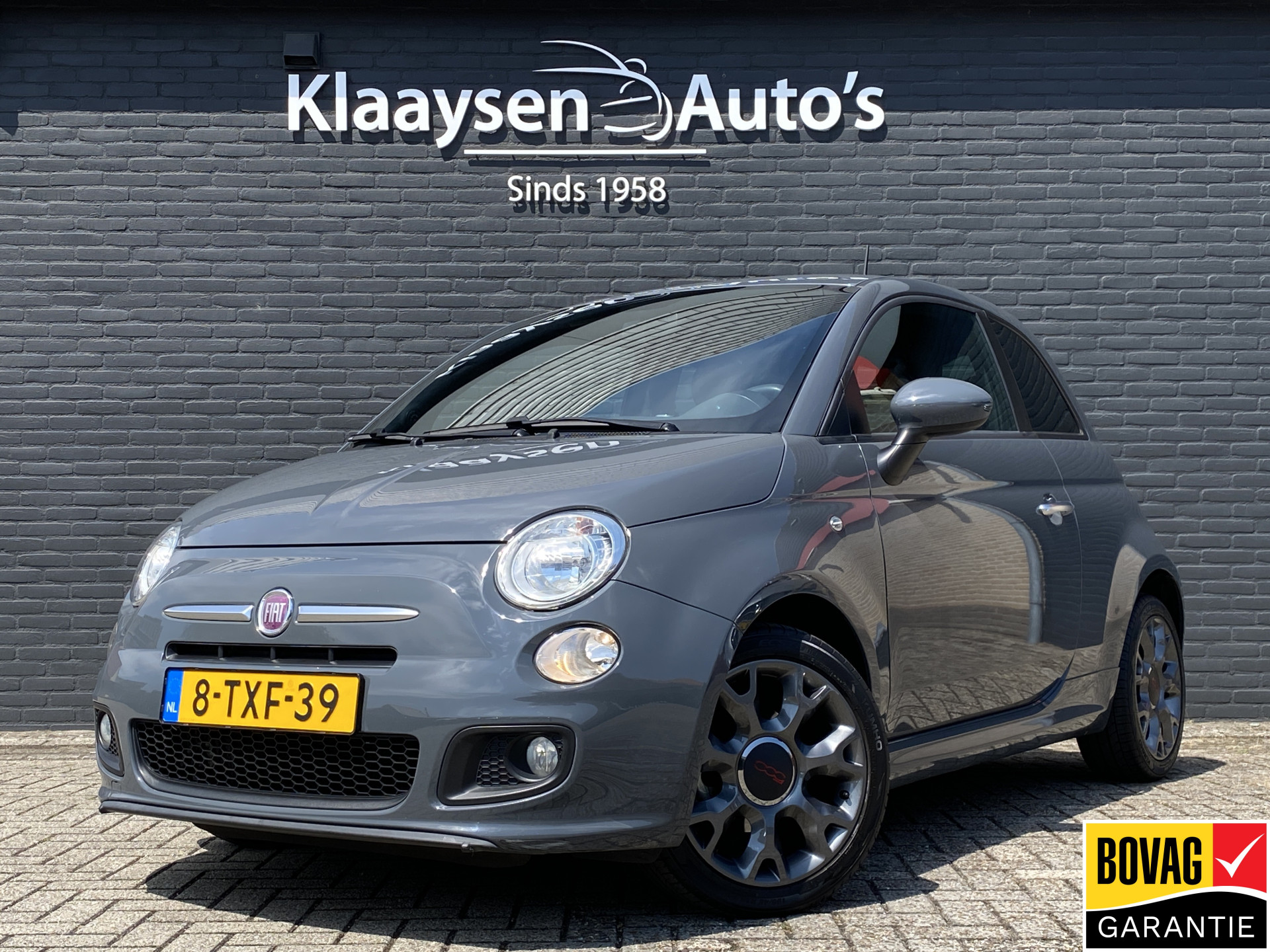 Fiat 500 0.9 TwinAir Turbo 500S | sportstoelen | airco | lichtmetalen velgen | bluetooth | 87.000 KM