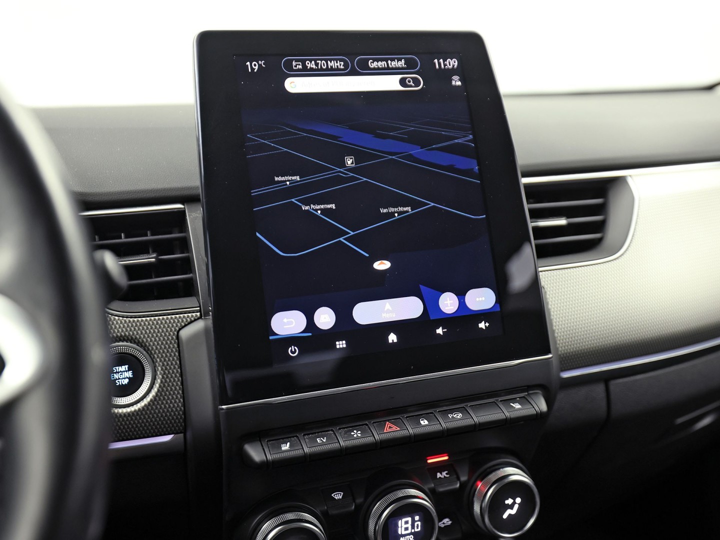 Renault Arkana 1.6 E-Tech Hybrid 145 Intens 145Pk Automaat (GROOT NAVI, CAMERA, STOELVERWARMING, SPORTSTOELEN, ADAPTIVE CRUISE, GETINT GLAS, KEYLESS, NIEUWSTAAT)