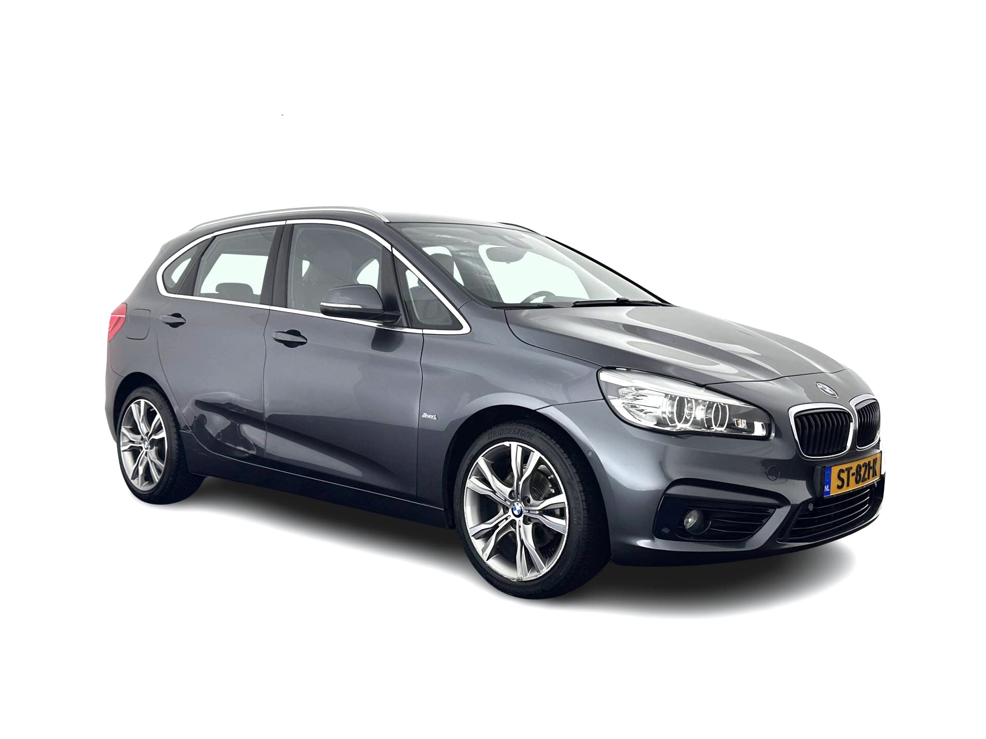 BMW 2-serie Active Tourer 216d Sportline Corporate Lease High Executive Aut. *LEATHER | FULL-LED | HEATED-SPORTSEATS | NAVI-FULLMAP | ECC | HEAD-UP | PDC | CRUISE | 18''ALU*