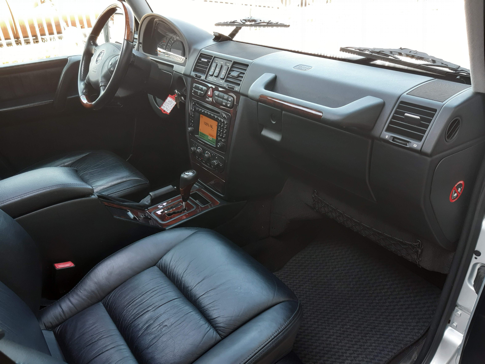 Mercedes-Benz G-klasse 500 Zwart Leer Comand Xenon Memory stoel  Schuifdak