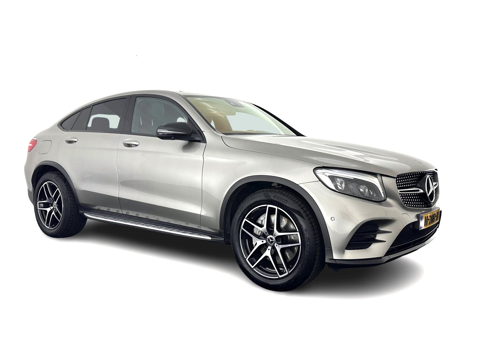 Mercedes-Benz GLC-klasse Coupé 250 d 4MATIC AMG Sport Edition (INCL-BTW) *PANO | LEATHER | FULL-LED | MEMORY-PACK | TOPVIEW | HEATED-SPORTSEATS | NAVI-FULLMAP | PRIVACYGLASS | SHIFTPADDLES | ECC | PDC | CRUISE | 19''ALU*
