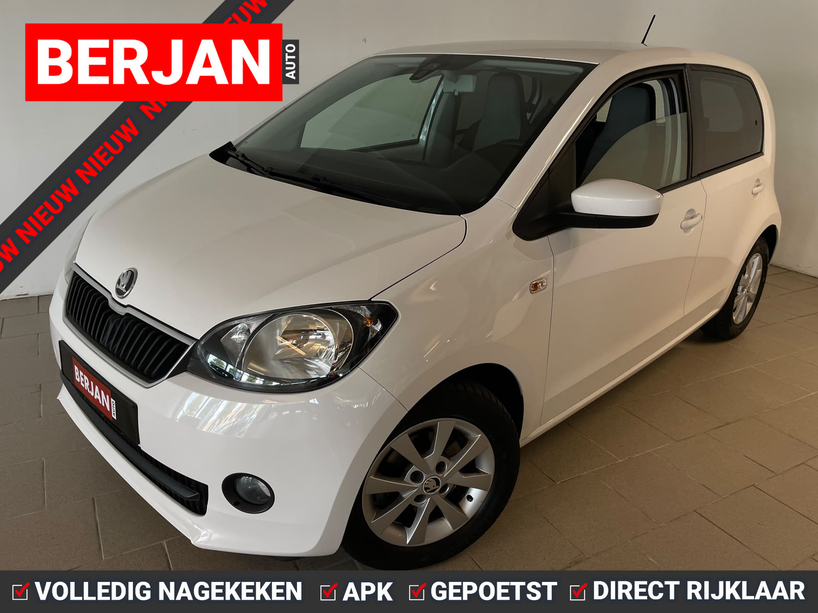 ŠKODA Citigo 1.0 Greentech Drive AIRCO CRUISE ELEK RAMEN CENT VERG NWE DISTRI NWE APK VELGEN ZEER NETTE AUTO INRUIL MOG
