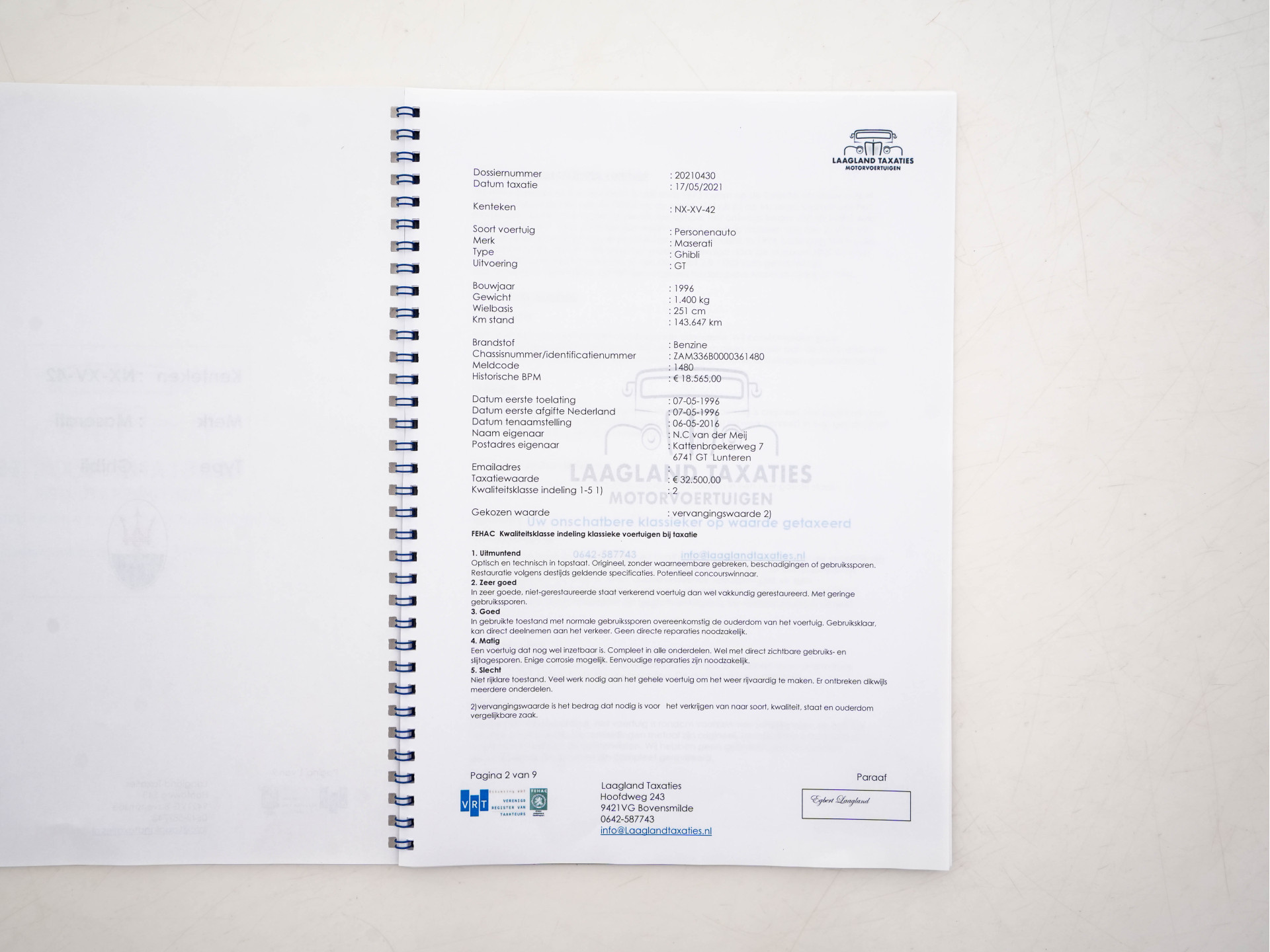 Maserati Ghibli 2.8 V6 Aut. *LEATHER | AIRCO | COMFORT-SEATS | RADIO-CD | WOODEN-INLAY | ALCANTARA-HEADLINER | 17''ALU*