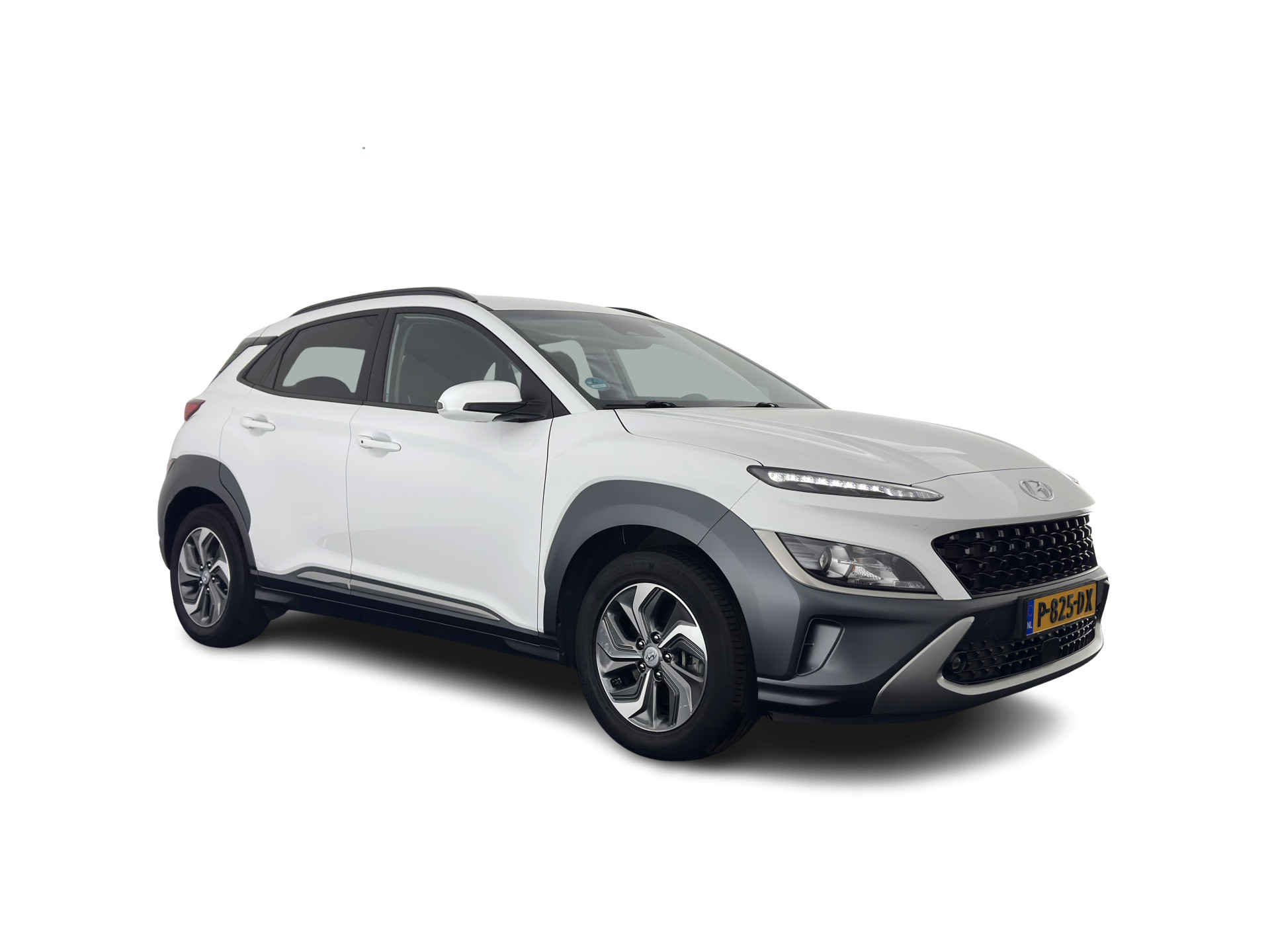 Hyundai Kona 1.6 GDI HEV Fashion (INCL-BTW) Aut. *NAVI-FULLMAP | DIGI-COCKPIT | FULL-LED | KEYLESS | CAMERA | HEAD-UP | SHIFT-PADDLES | DAB | COMFORT-SEATS | PRIVACY-GLASS | TOWBAR | 16 "ALU*