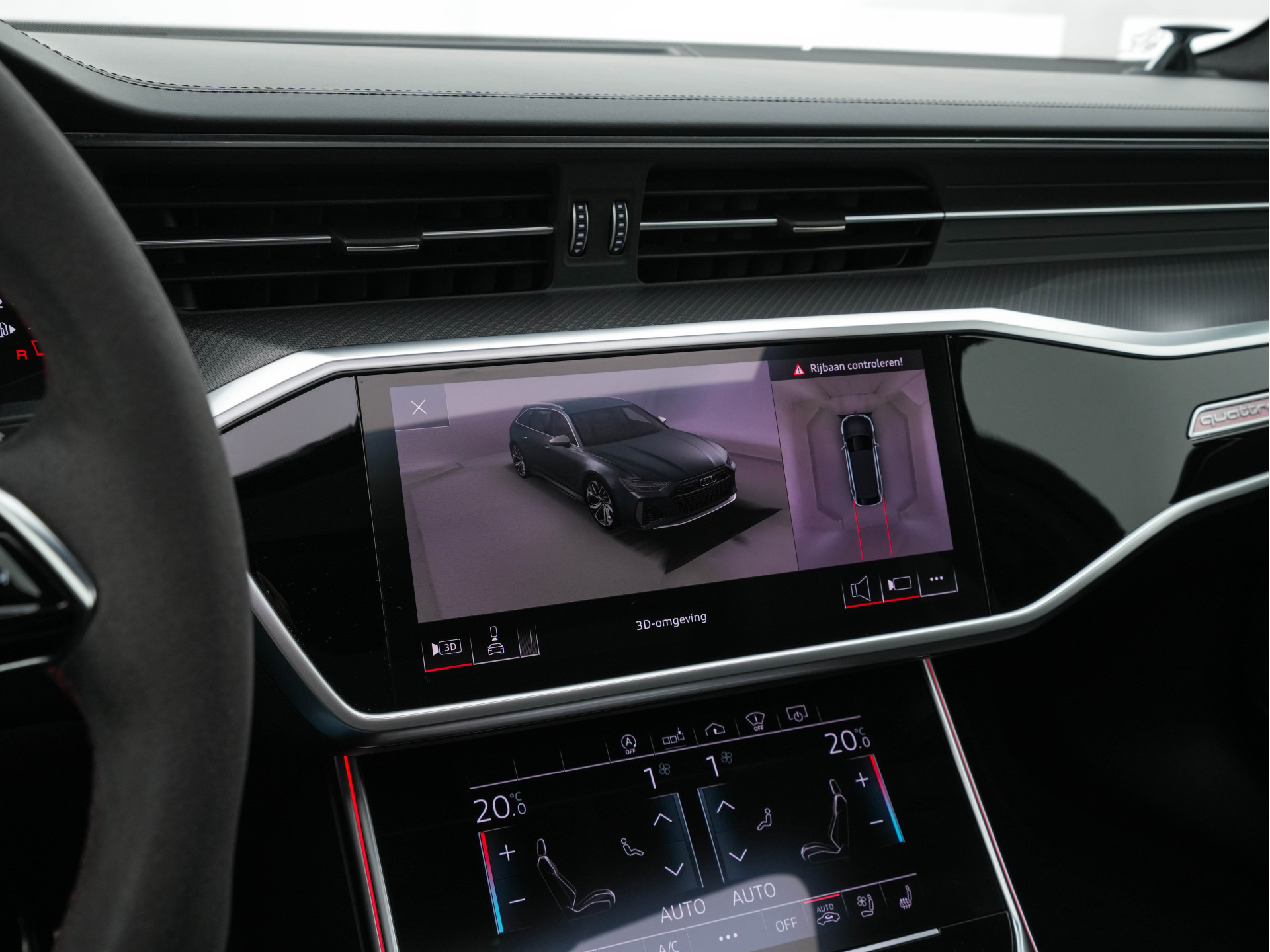 Audi RS6 Avant TFSI Quattro ! FULL-OPTIONS ! (INCL-BTW) Aut. *CERAMIC-BREAKS | VALCONA-LUXURY-LEATHER | HEAD-UP | LASER-LIGHT | BANG&OLUFSEN-ADVANCED | SOFT-CLOSE | ADAPTIVE-CRUISE | BLINDSPOT | TOP-VIEW | MEMORY-PACK | DAB+ | ...