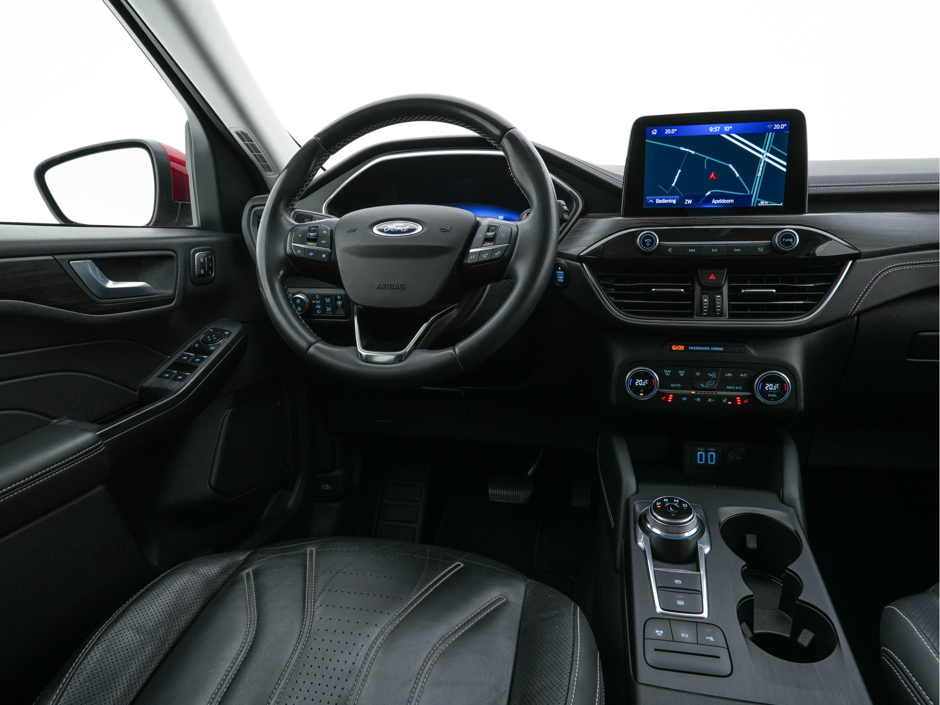 Ford Kuga 2.5 PHEV Vignale (Plug-In) (INCL-BTW) Aut. *LEATHER | DIGI-COCKPIT | FULL-LED | KEYLESS | DAB | CARPLAY | NAVI-FULLMAP | MEMORY-PACK | HEATED-COMFORTSEATS | PRIVACY-GLASS | TOWBAR | 18''ALU*