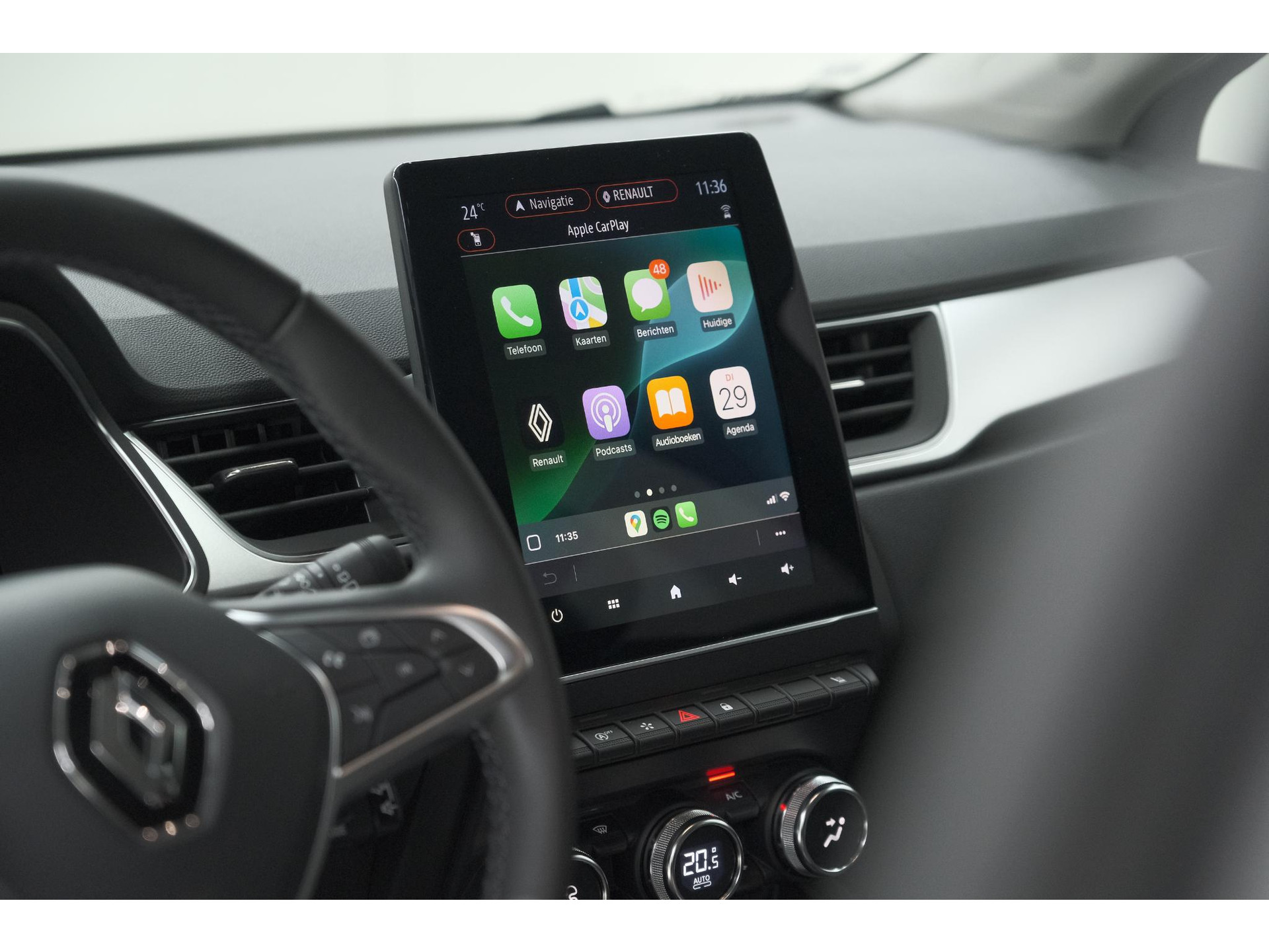 Renault Captur Mild Hybrid 140 EDC Techno | Camera | 9.3 Inch Scherm | Apple Carplay | Parkeersensoren | Allseason Banden | Stoelverwarming