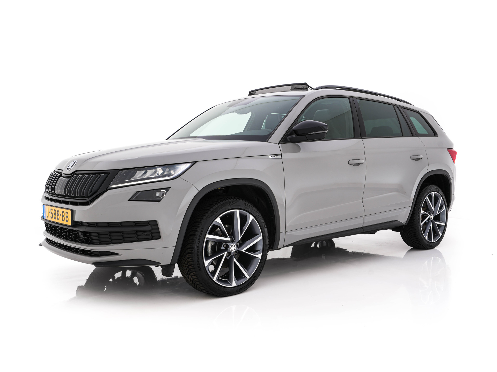 ŠKODA Kodiaq 1.5 TSI Sportline Business (INCL-BTW) Aut. *PANO | LEATHER-MICROFIBRE | FULL-LED | MEMORY-PACK | DIGI-COCKPIT | NAVI-FULLMAP | CAMERA | DAB+ | AMBIENT-LIGHT | KEYLESS | DAB+ | CARPLAY | PRIVACY-GLASS | 20"ALU*