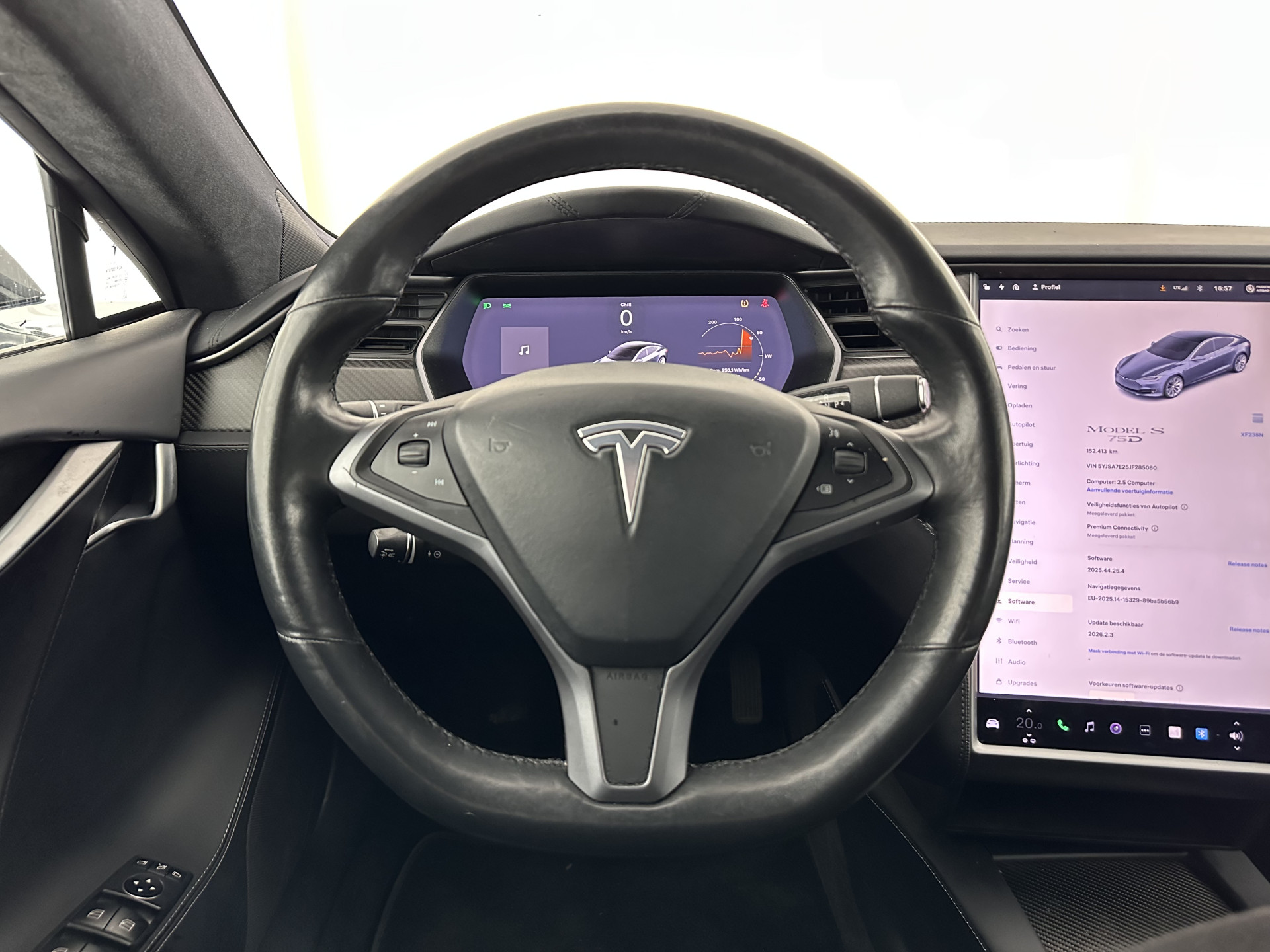 Tesla Model S 75D Base [ 3-Fase-17kW ] {SOH-85%} (INCL-BTW) Aut. *PANO-WINDOW | LEATHER | CCS-FASTLOADER | FULL-LED | NAVI-FULLMAP | KEYLESS | MEMORY-PACK | HEATED-COMFORTSEATS | DIGI-COCKPIT | CARBON-INLAY | AUTO-PILOT |  19"ALU*