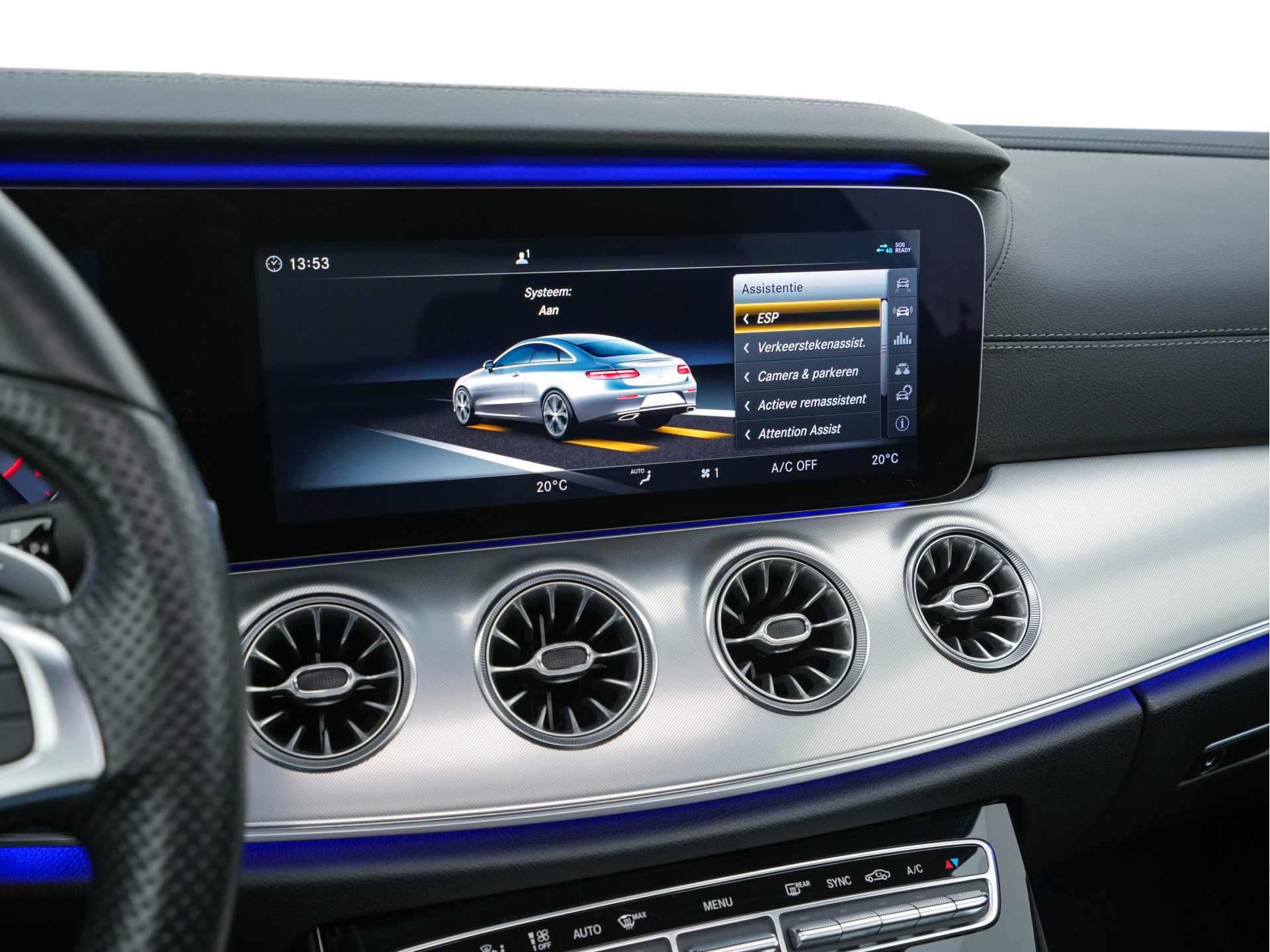 Mercedes-Benz E-klasse Coupé 400 AMG-Sportpack 4Motion Premium Plus Aut. *PANO | LEATHER | BURMESTER-AUDIO | WIDESCREEN-COCKPIT |  FULL-LED | NAVI-FULLMAP | CAMERA | SHIFT-PADDLES | CRUISE | AMBIENT-LIGHT | SPORT-SEATS | 19"ALU*