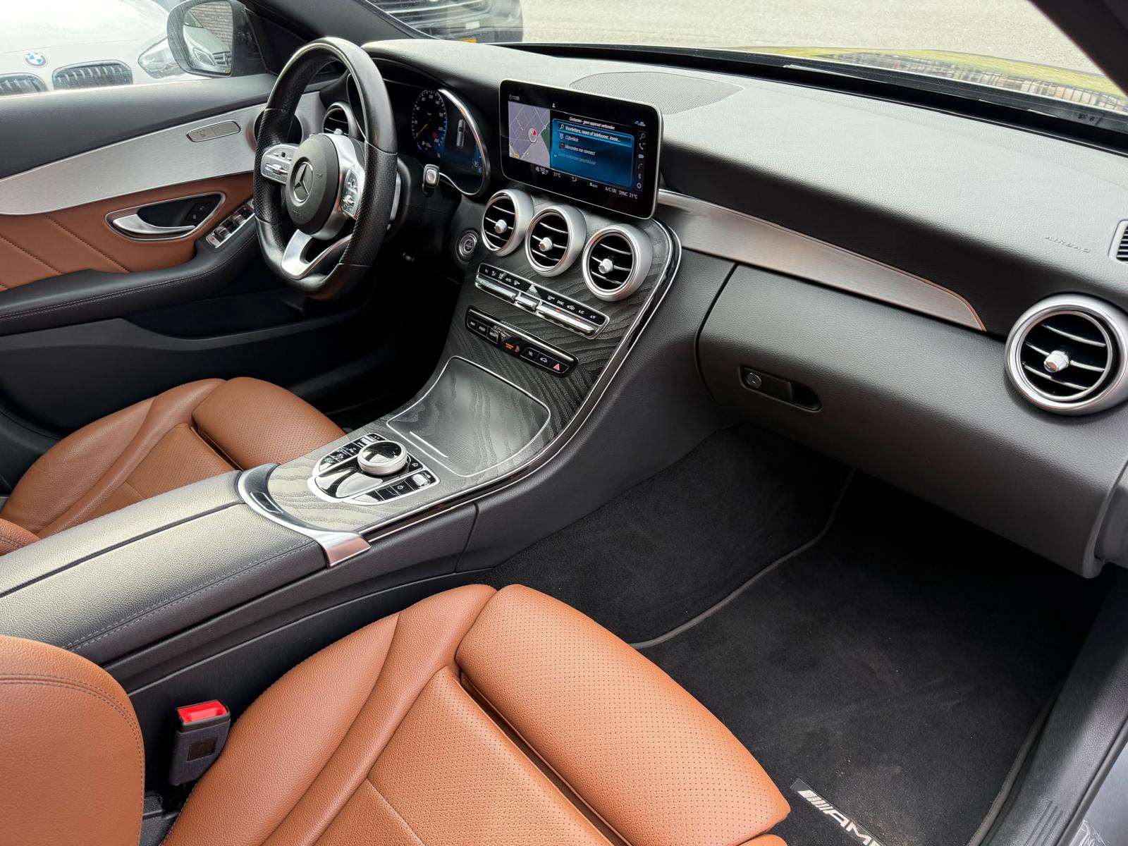 Mercedes-Benz C-klasse Estate 180 Business Solution AMG | 1E EIGENAAR | 3/6/12MND GARANTIE | DAB | LED | AUTOMAAT | LEDER | CRUISE | SFEERVERLICHTING |