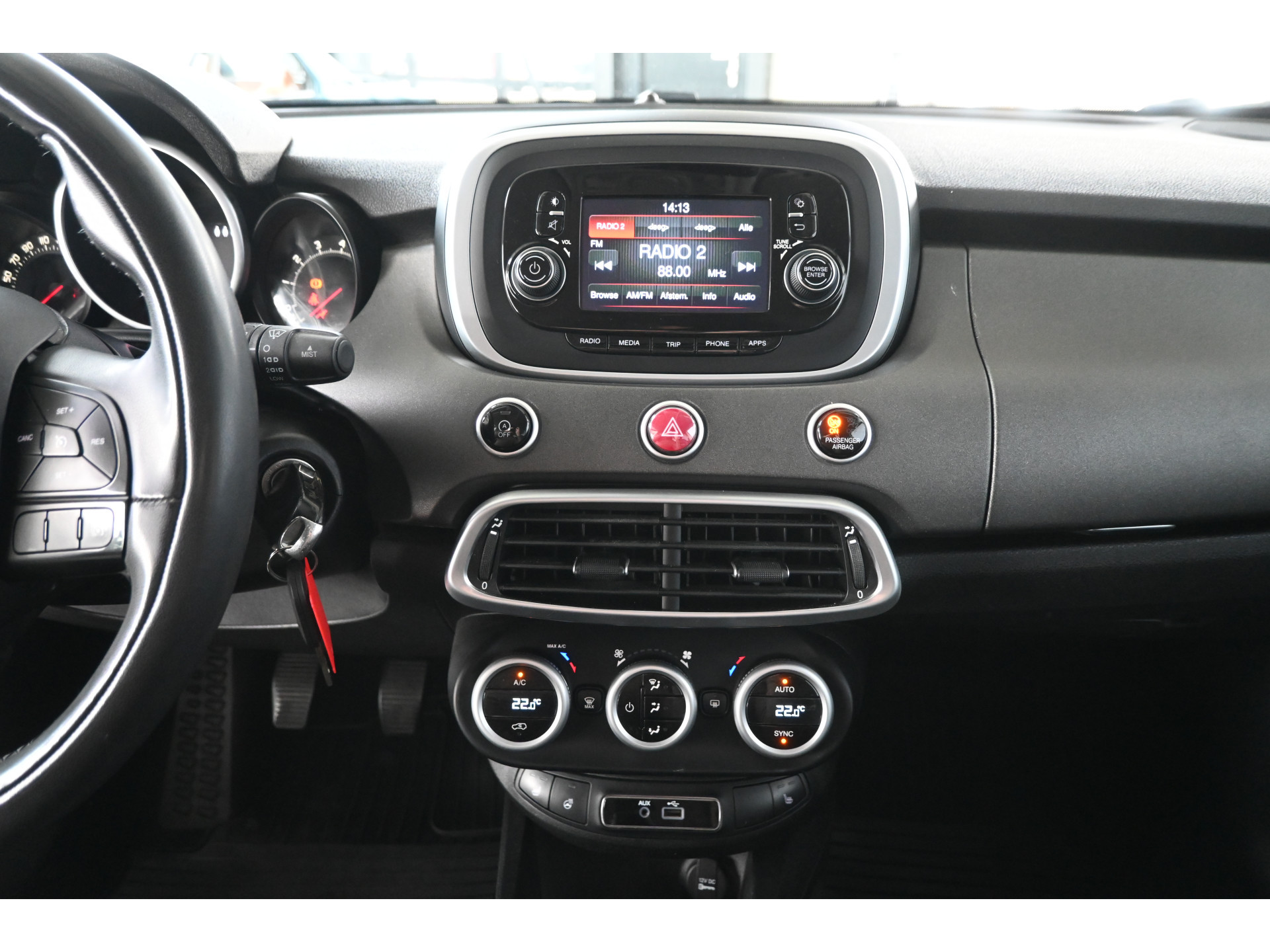 Fiat 500 X Cross 1.4 Turbo MultiAir CrossPlus Clima Stoel/Stuurverwarming Trekhaak Inruil Mogelijk!