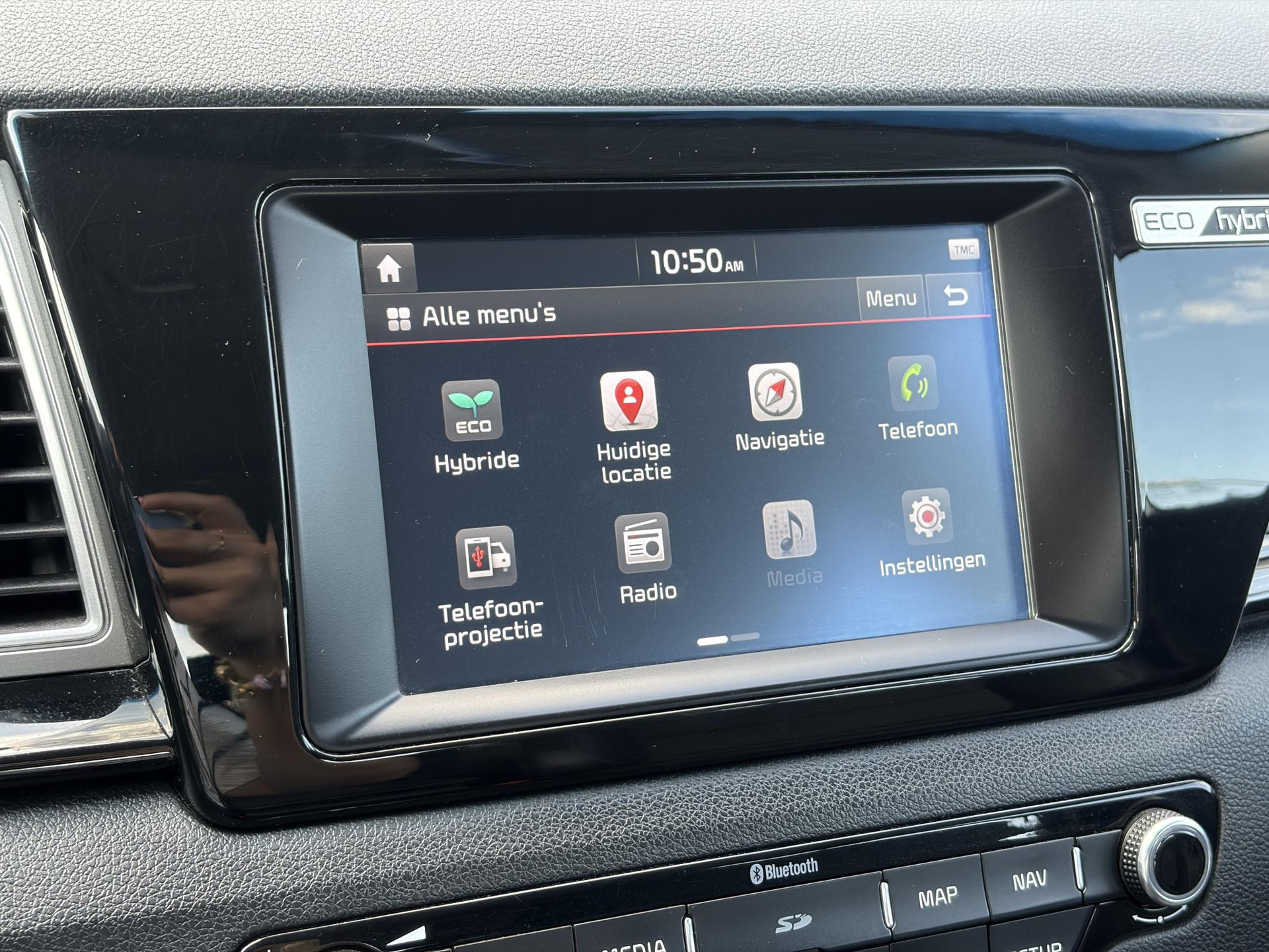 Kia Niro 1.6 GDi Hybrid DynamicLine SOH %100,Carplay,142pk,Camera,Navi,Clima,Cruise,Pdc,Rijstrooksensor,Halfleder,N.A.P,Apk tot 11-2026