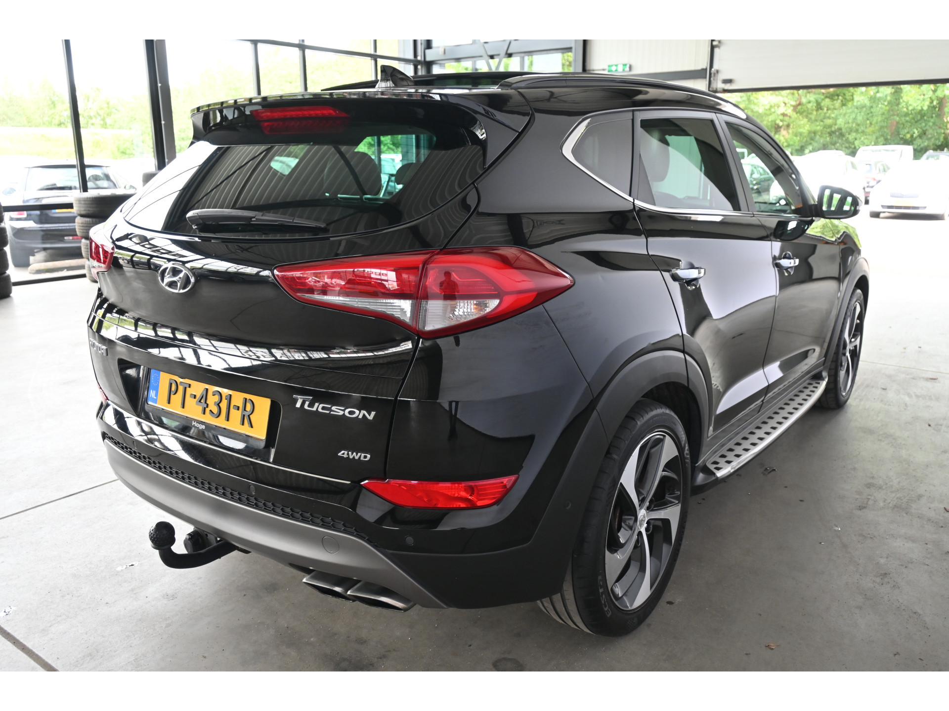 Hyundai Tucson 1.6 T-GDi Premium 4WD Automaat Panoramadak Navigatie Cruise Stoelverwarming Clima 100% Onderhouden! Inruil Mogelijk!