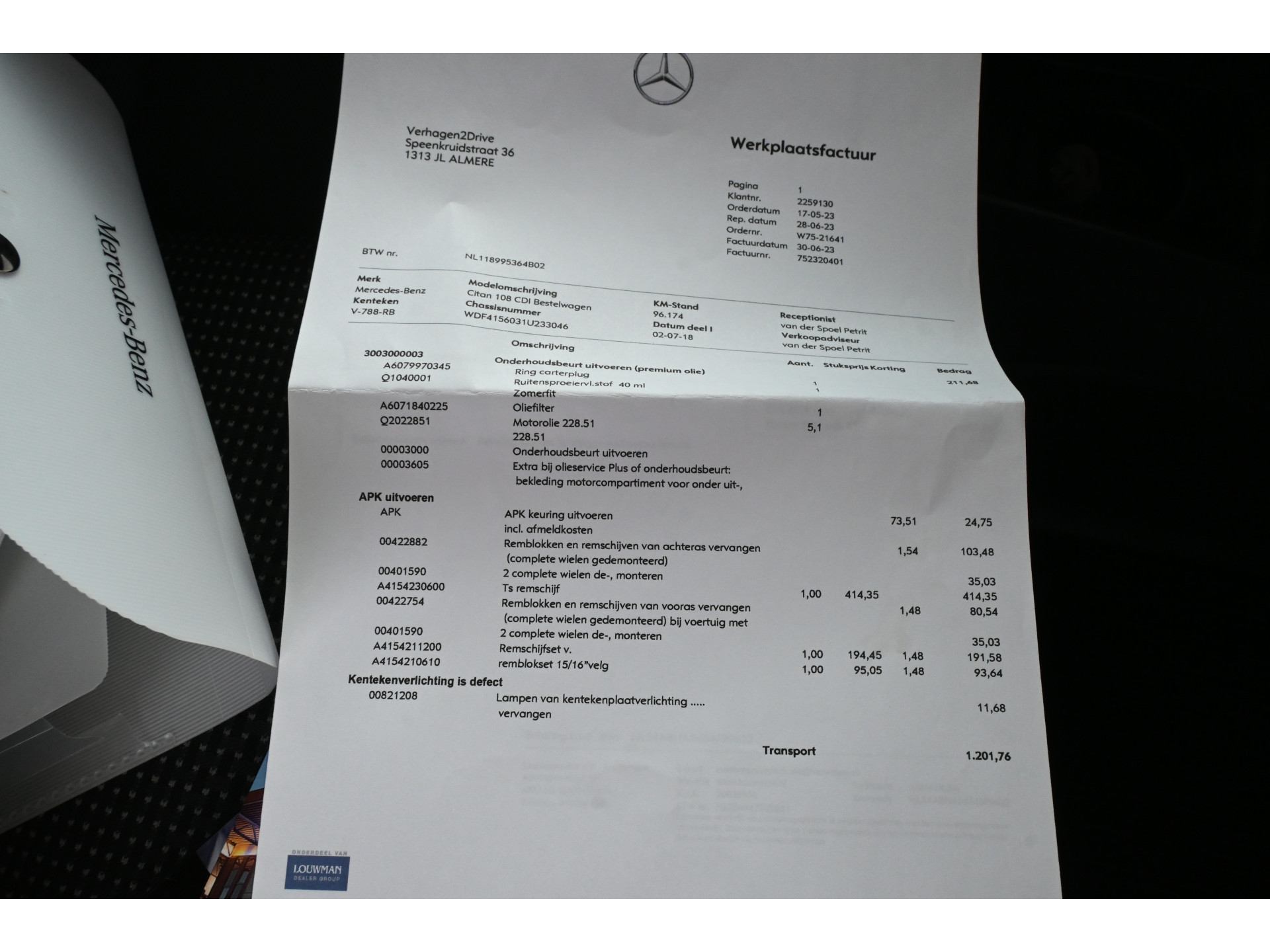 Mercedes-Benz Citan 108 CDI BlueEFFICIENCY Business Professional Airco Trekhaak Rijklaarprijs! Inruil Mogelijk!