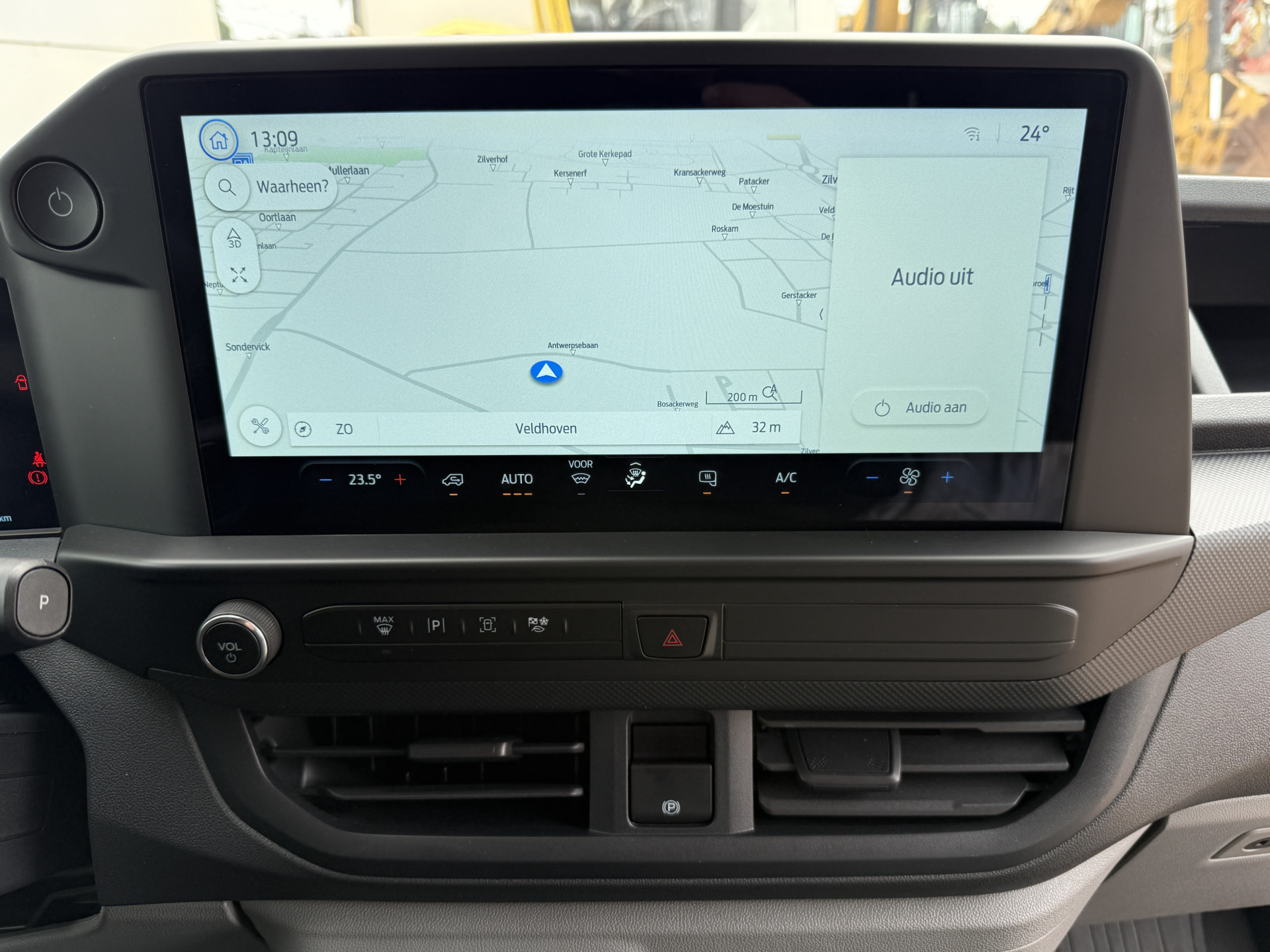 Ford e-Transit Custom 65kWh 136PK Elektrisch L1 344KM WLTP 2300kg Trekvermogen BEV Snelladen LED ACC Camera Carplay Parkeersensoren v+a