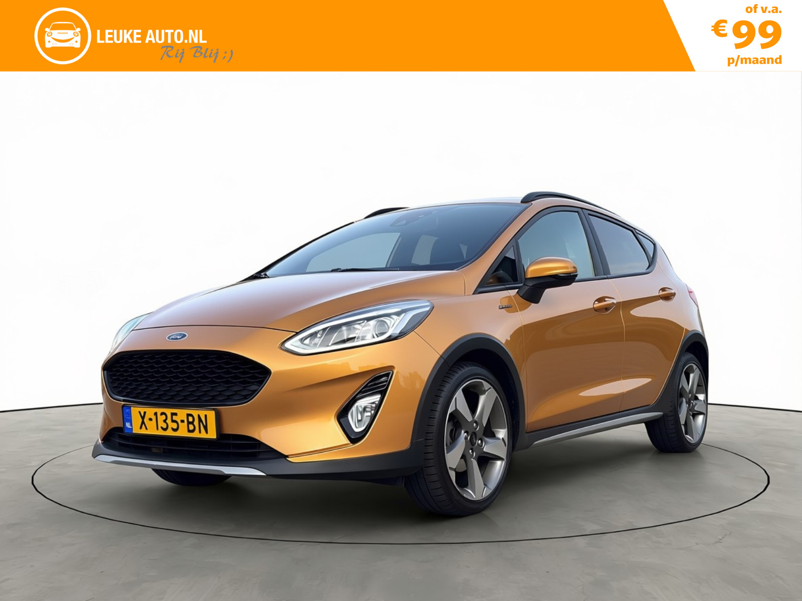Ford Fiesta 1.0 EcoBoost 100PK Automaat Active Leer Camera Dode-hoek