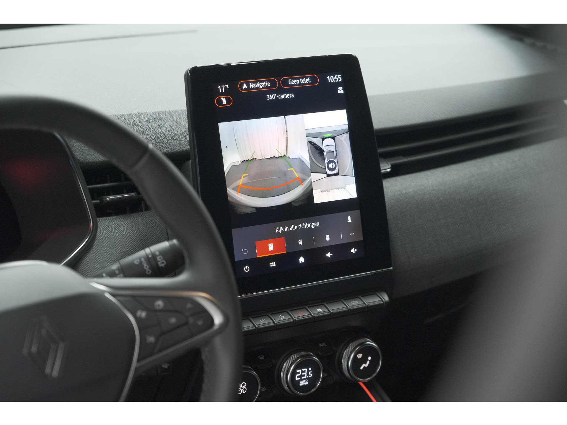 Renault Clio 1.6 E-Tech Full Hybrid 145 techno | 360 Camera | Adaptieve Cruise Control | Dodehoekdetectie | 9.3 Inch Groot Scherm