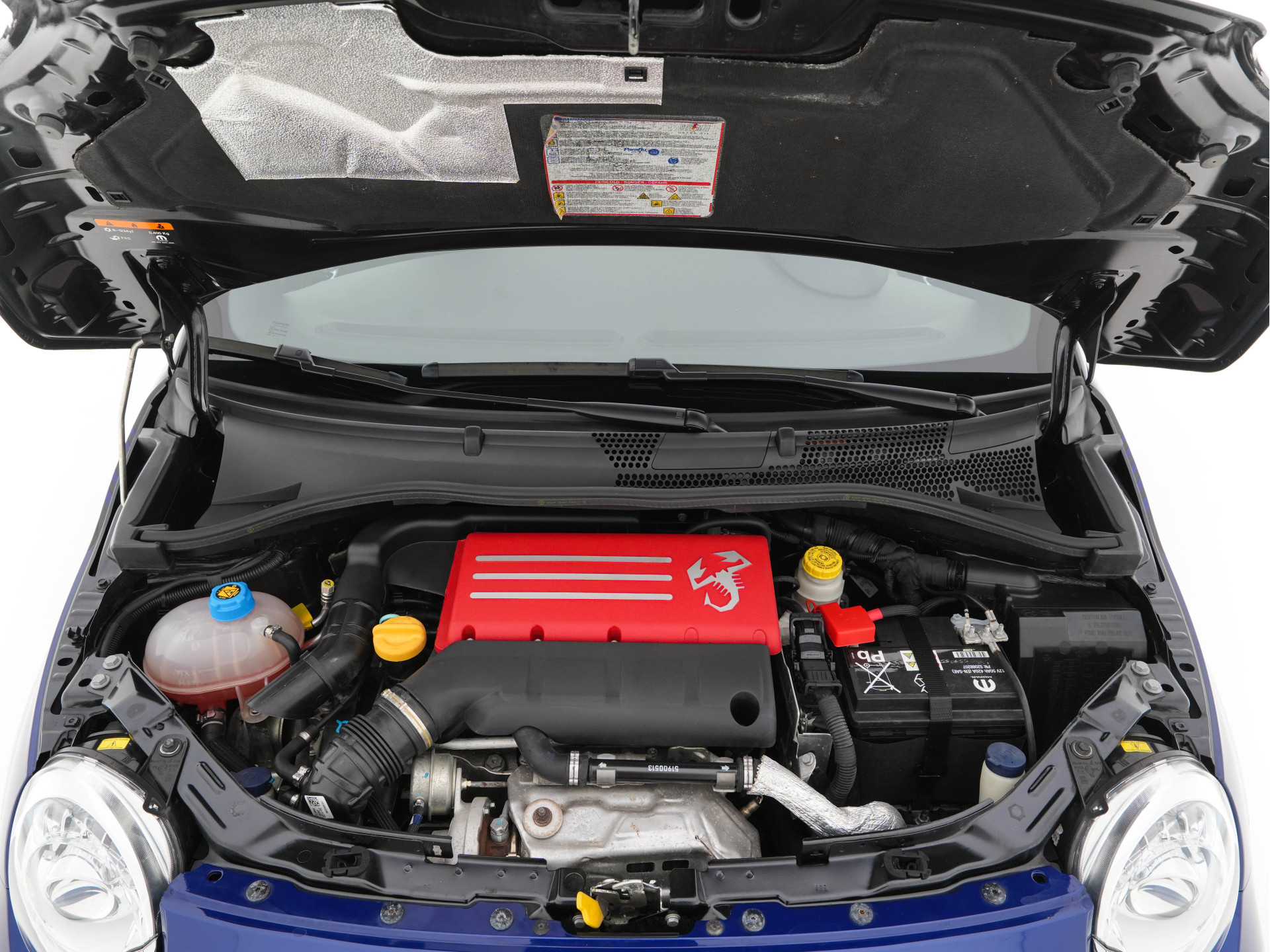 Abarth 500 C 1.4 T-Jet 595 Yamaha Factory Racing Edition Monster [ 1 of 2000 ] (INCL-BTW ) *! POCKET-ROCKET ! | NAVI-FULLMAP | XENON | CARPLAY | SPORT-EXHAUST | DAB | SPORT-SEATS | 17"ALU*