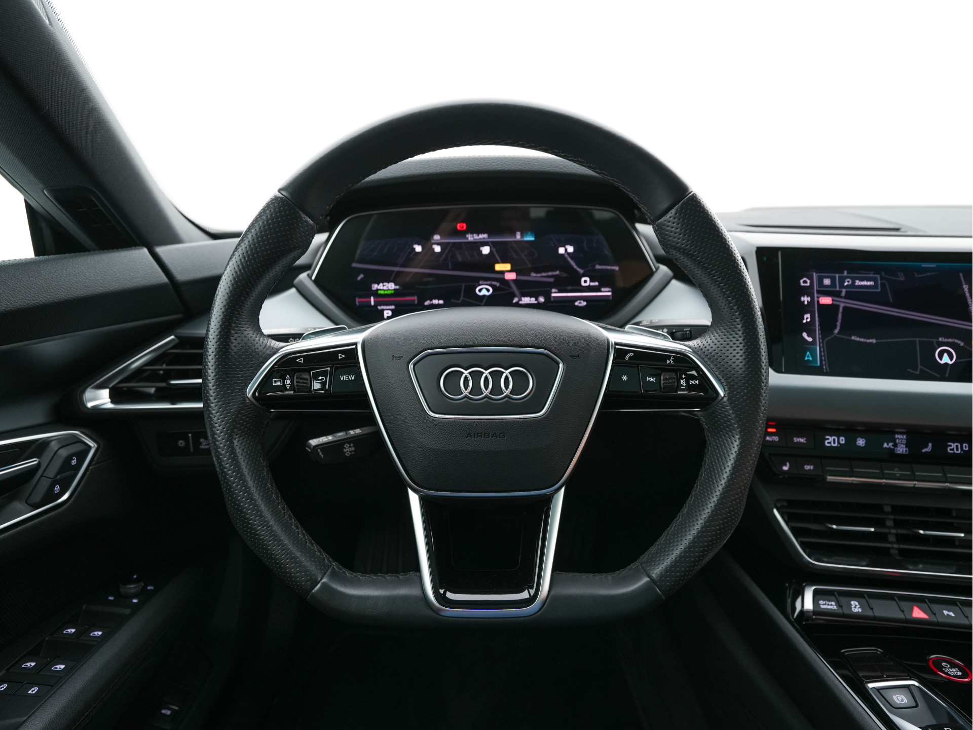 Audi e-tron GT 93 kWh Quattro [ 3-Fase ] {SOH-93%} (INCL-BTW) *PANO | FULL-LED | LEATHER | AUDI-SOUNDSYSTEM | DIGI-COCKPIT | NAVI-FULLMAP | HEATED-SPORTSEATS | TOP-VIEW | DAB | KEYLESS | LANE-ASSIST | SHIFT-PADDLES | PRIVACY-GLASS | 20
