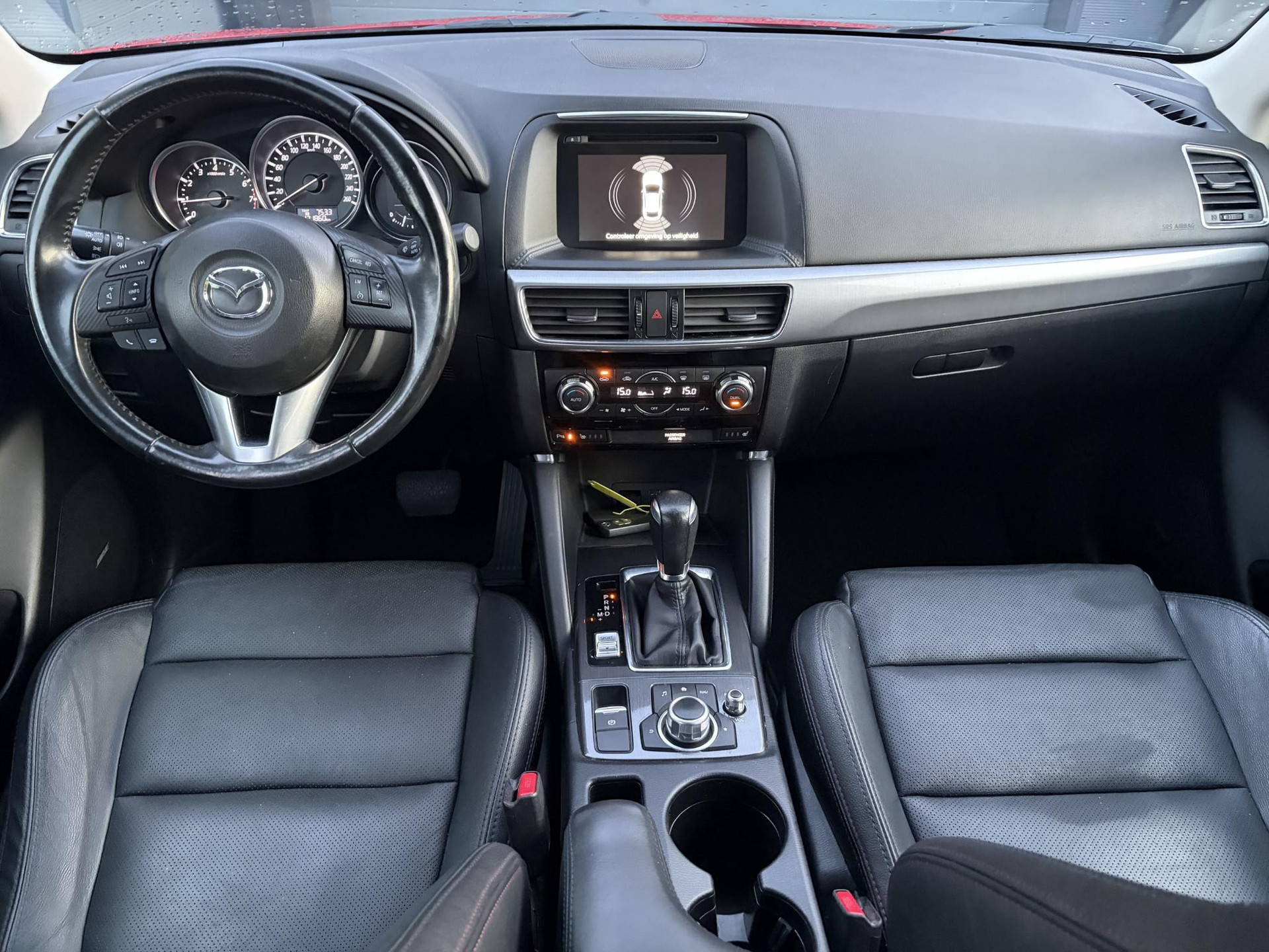 Mazda CX-5 2.0 SkyActiv-G 165 Skylease GT 2WD ✓Recent beurt gehad✓Automaat✓2e Eigenaar✓Camera✓Trekhaak✓Navi✓Leder✓Keyless✓Pdc V+A✓Winterset✓165pk✓Stoelverw✓Elekt Memory Stoelen✓Rijstrooksensor✓Dodehoeksensor✓N.A.P✓Bj 12-2015✓Apk tot 07-2027