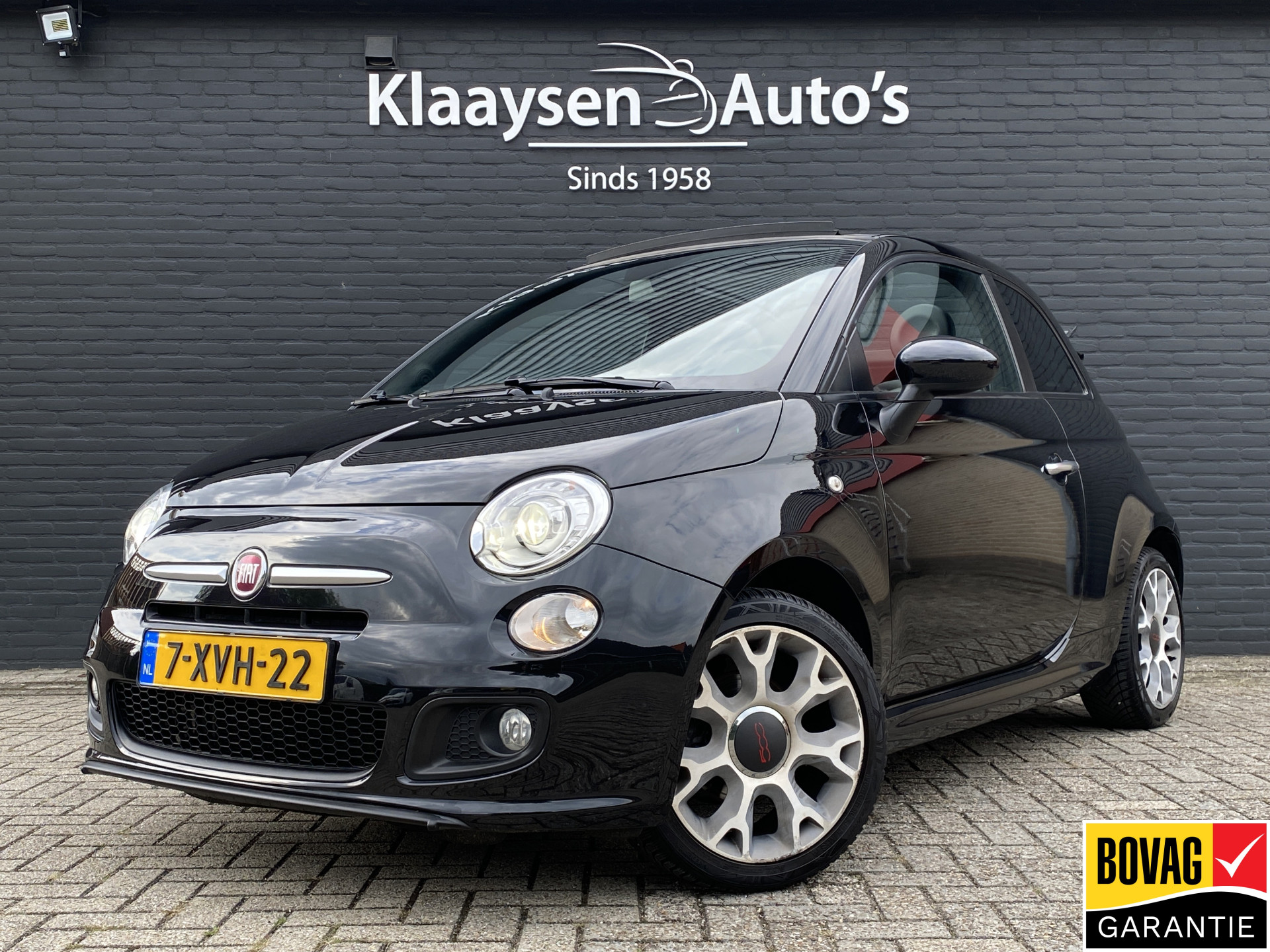 Fiat 500 C 0.9 TwinAir Turbo 500S Sport | leder interieur | climate control | parkeersensoren | all season banden | NL auto