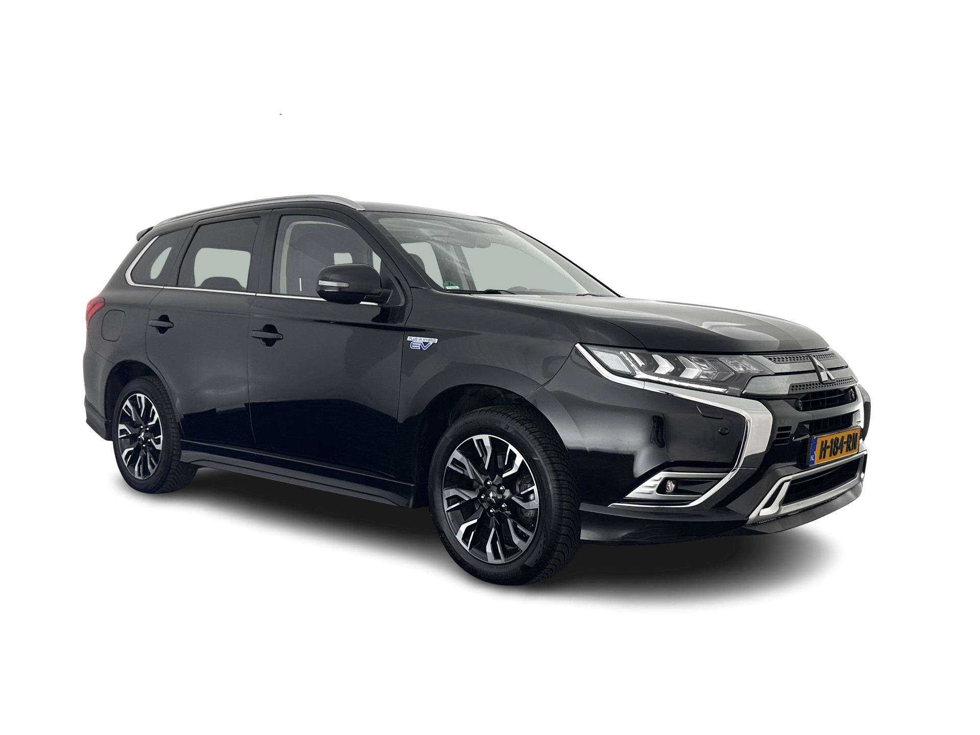 Mitsubishi Outlander 2.4 PHEV Intense AWD (Plug-in) (INCL-BTW) *LEATHER-ALCANTARA | FULL-LED | KEYLESS | BLINDSPOT | CAMERA | HEATED-COMFORTSEATS | ECC | SHIFTPADDLES | PDC | CRUISE | PRIVACYGLASS | DAB | TOWBAR | CARPLAY | 18''ALU*