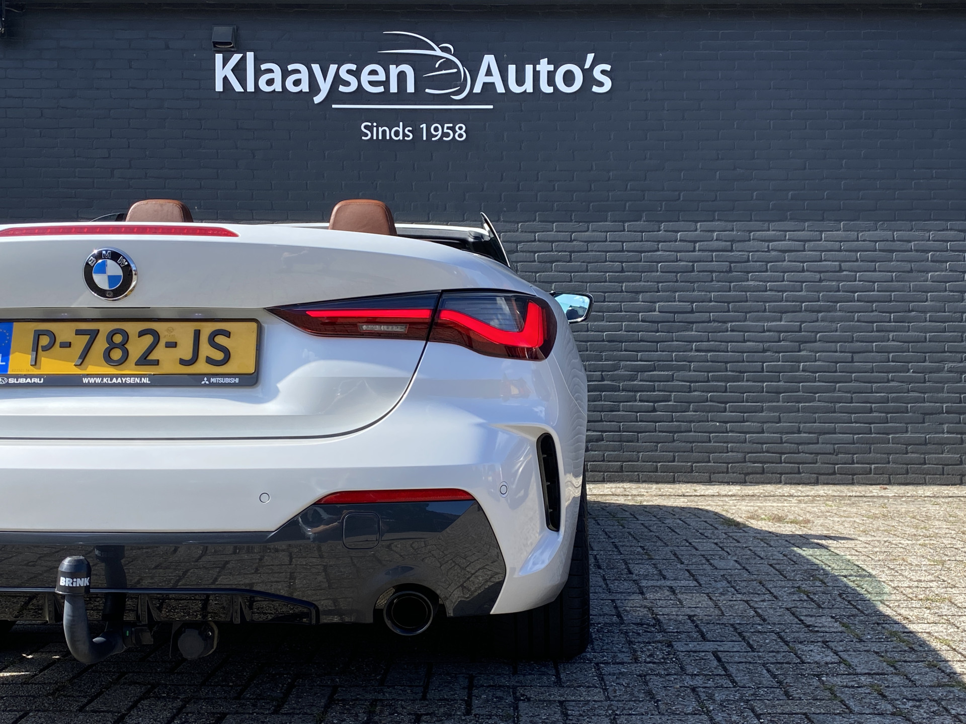 BMW 4-serie Cabrio 420i M-Sport 184 pk High Executive AUT. | dealer onderh. | cognac leder | memory seat | trekhaak | stoel-/stuurverw.