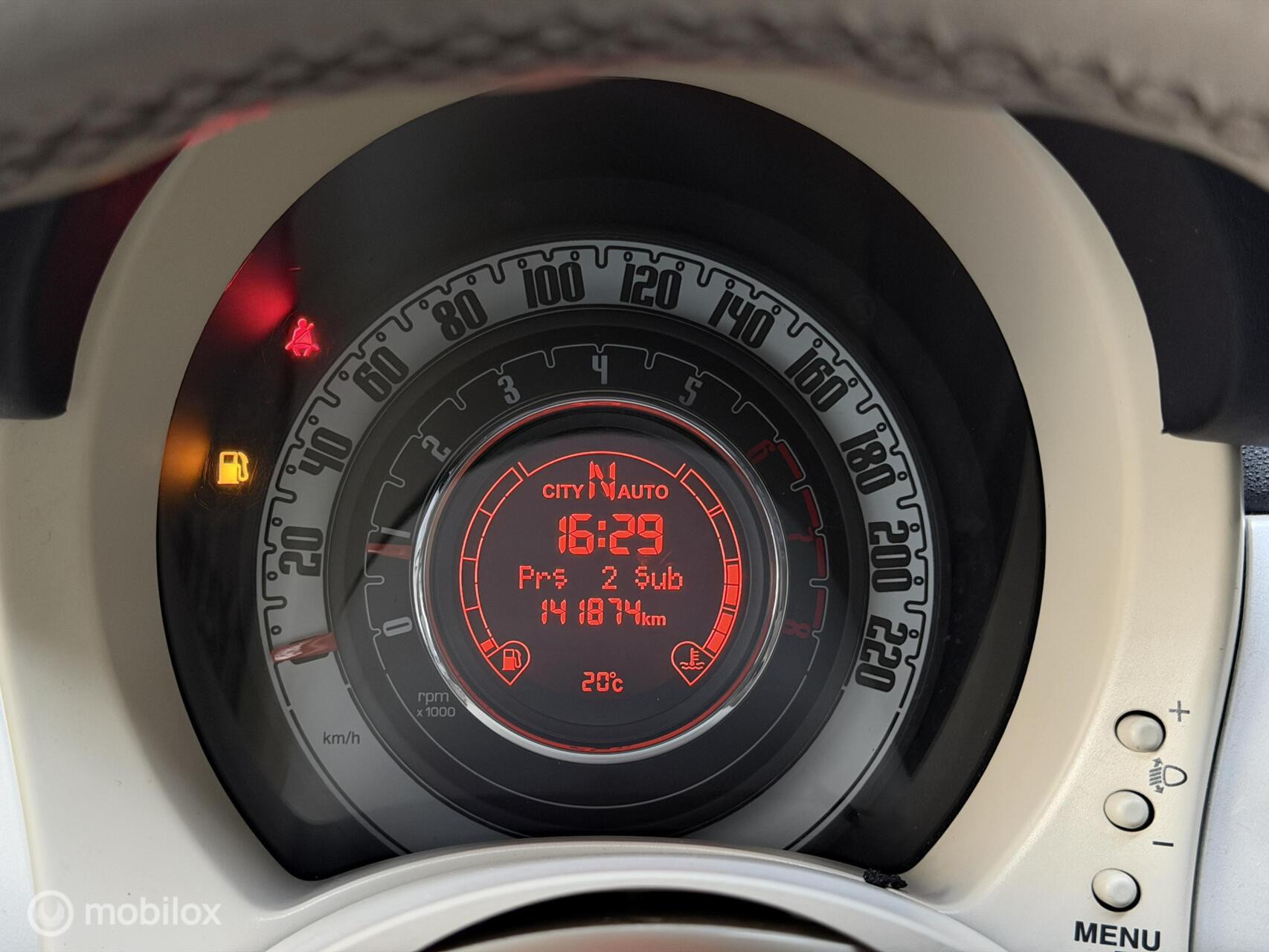 Fiat 500 1.2 Lounge|Automaat|Panodak|Leder|CarPlay|Abarth Look
