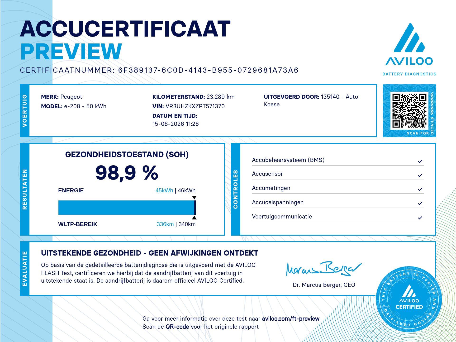 Peugeot e-208 EV Allure 50 kWh | 98,9% SOH | Camera | Navigatie | Parkeersensoren | Stoelverwarming