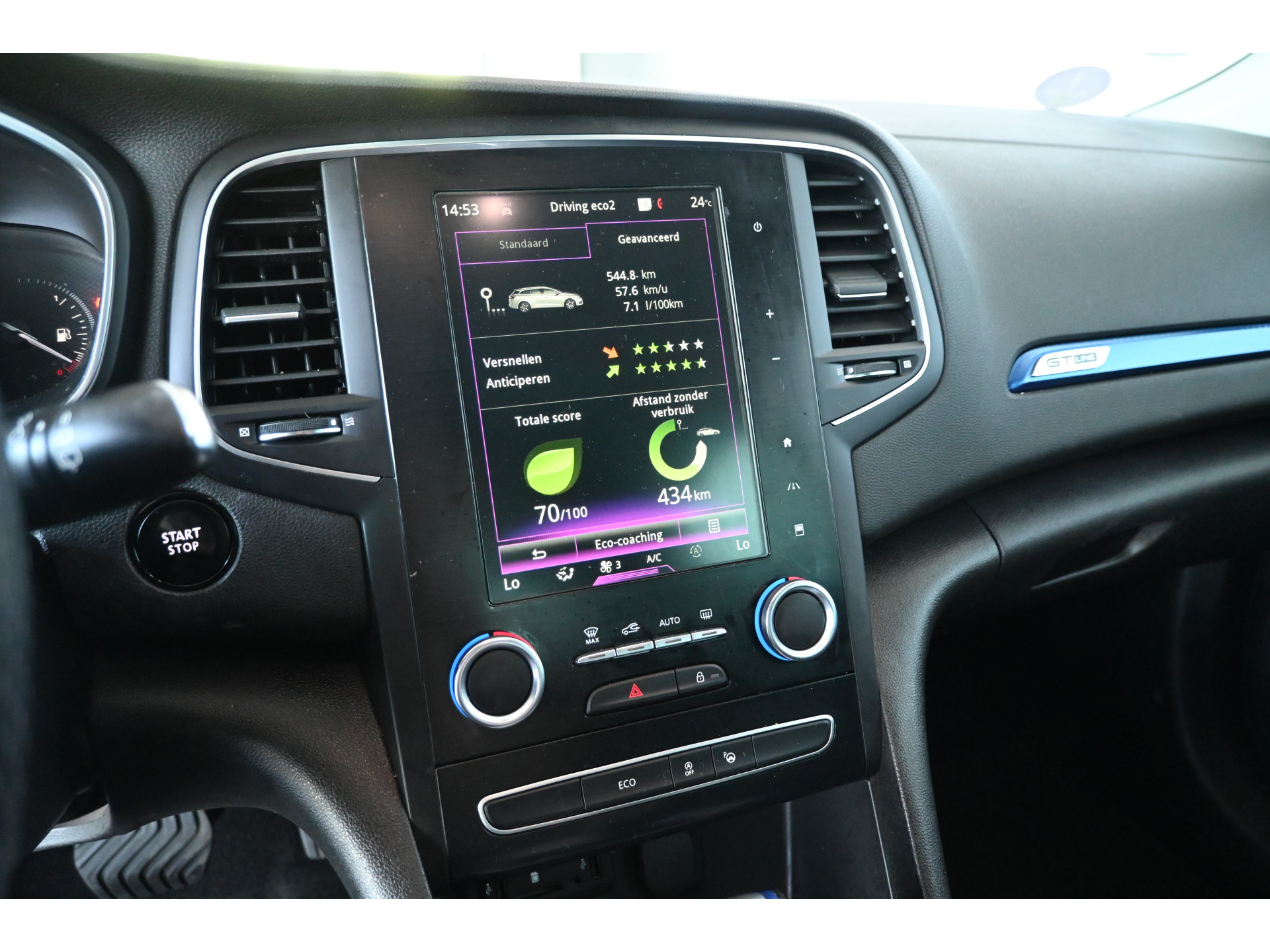 Renault Mégane Estate 1.2 TCe Automaat GT-Line Clima Cruise Led Camera Navigatie Stoelverwarming Inruil Mogelijk!