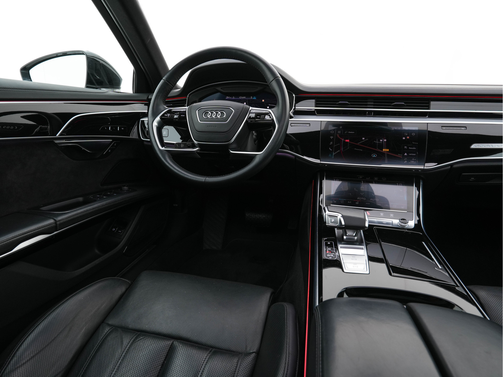 Audi A8 60 TFSI-E Quattro Lang Pro Line Plus (INCL-BTW) *PANO | LEATHER | MATRIX-LED | ADAPTIVE-CRUISE | BLIND-SPOT | SOFT-CLOSE | BANG&OLUFSEN | TOP-VIEW | MEMORY-PACK | MASSAGE | KEYLESS | DIGI-COCKPIT | NAVI-FULLMAP | 20''ALU